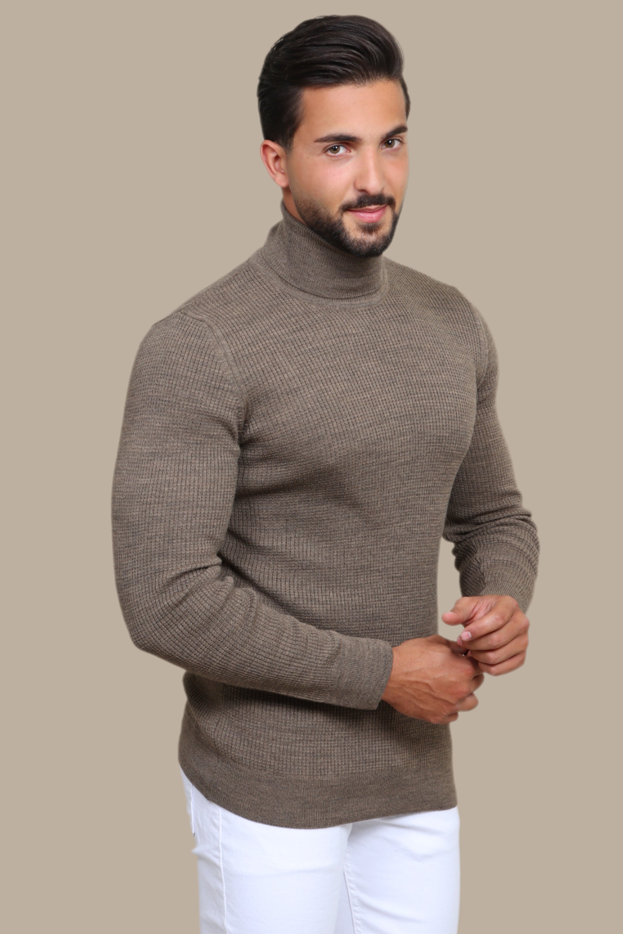 Structured Turtle Neck Sweater