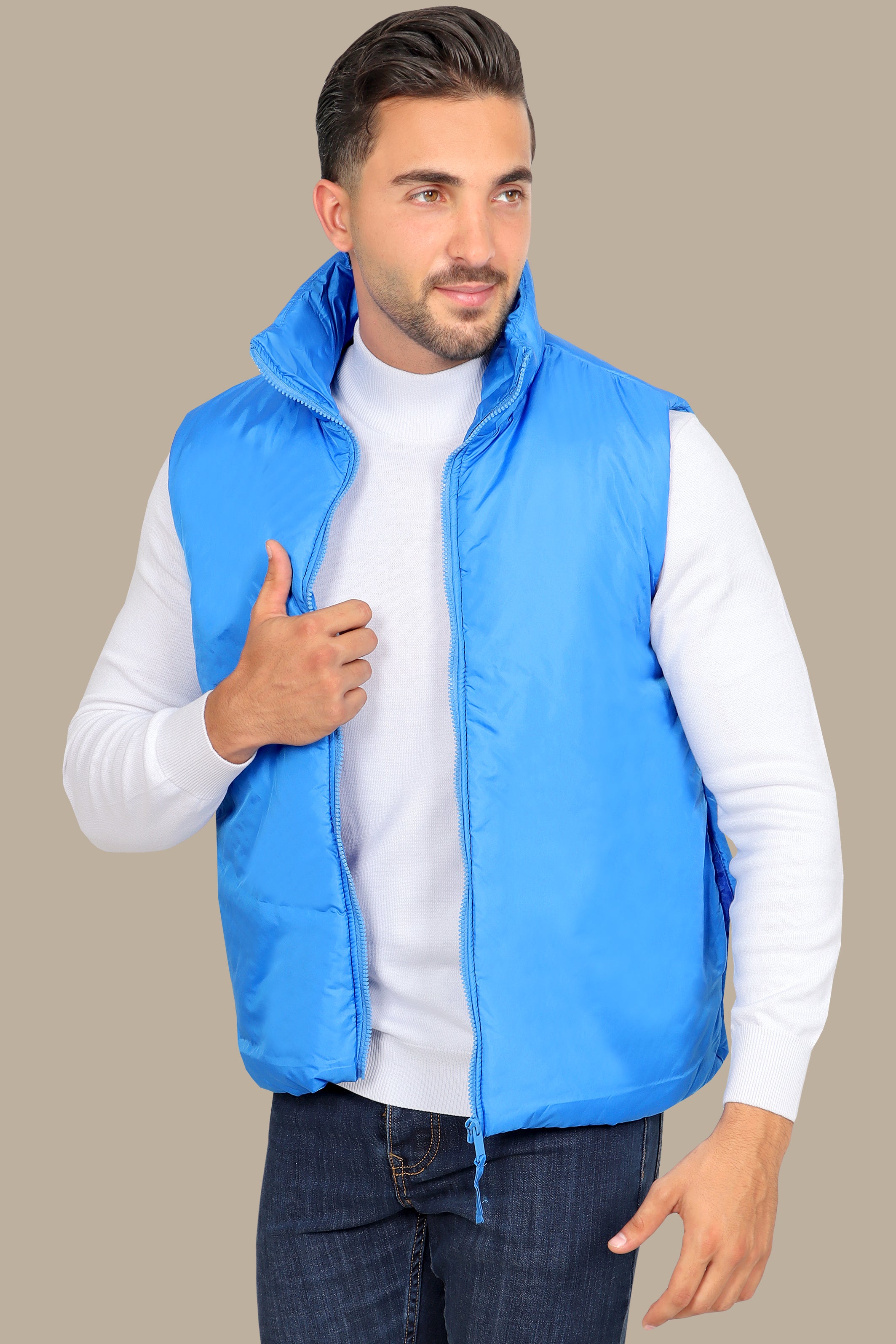 Blue Basic Vest