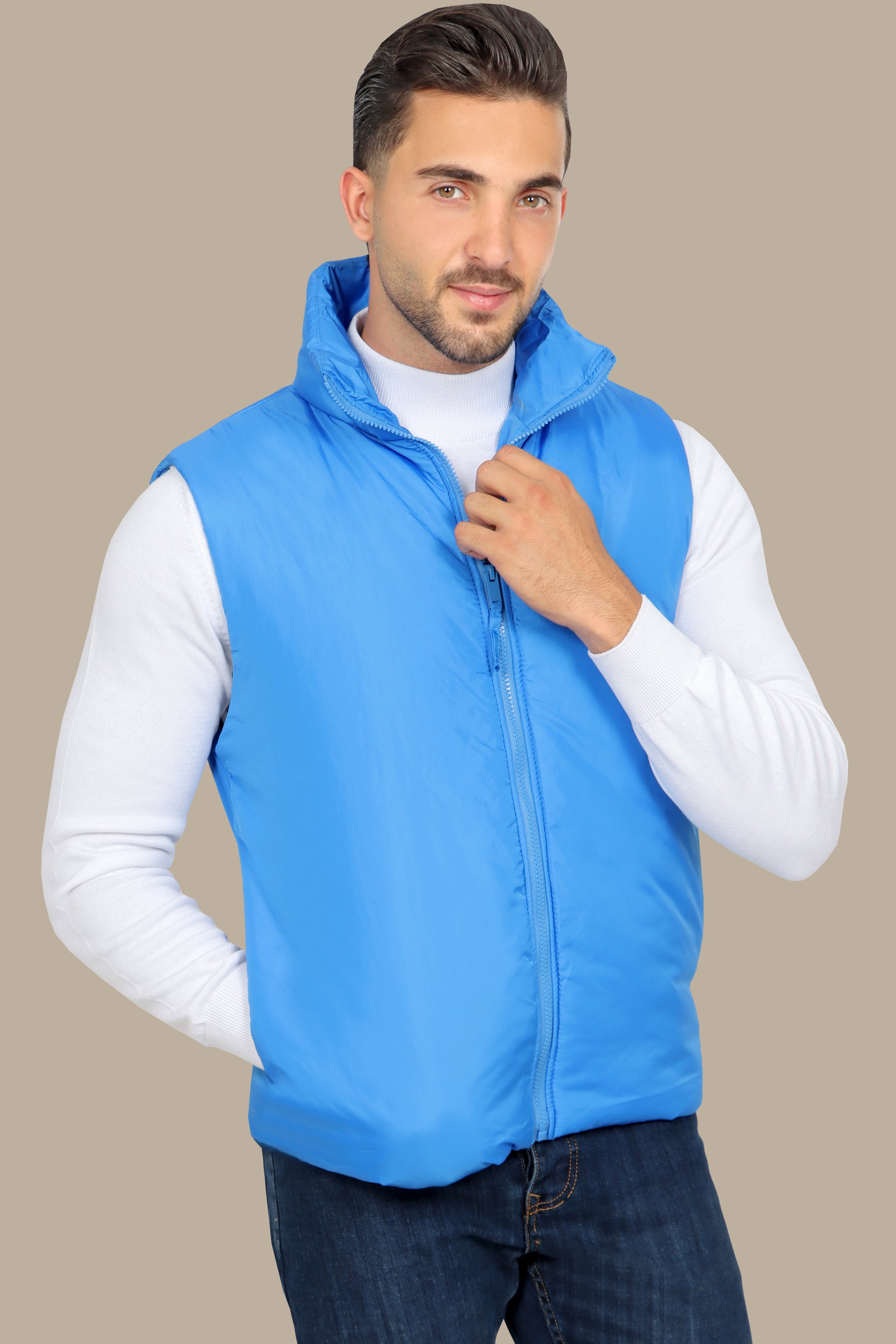 Blue Basic Vest