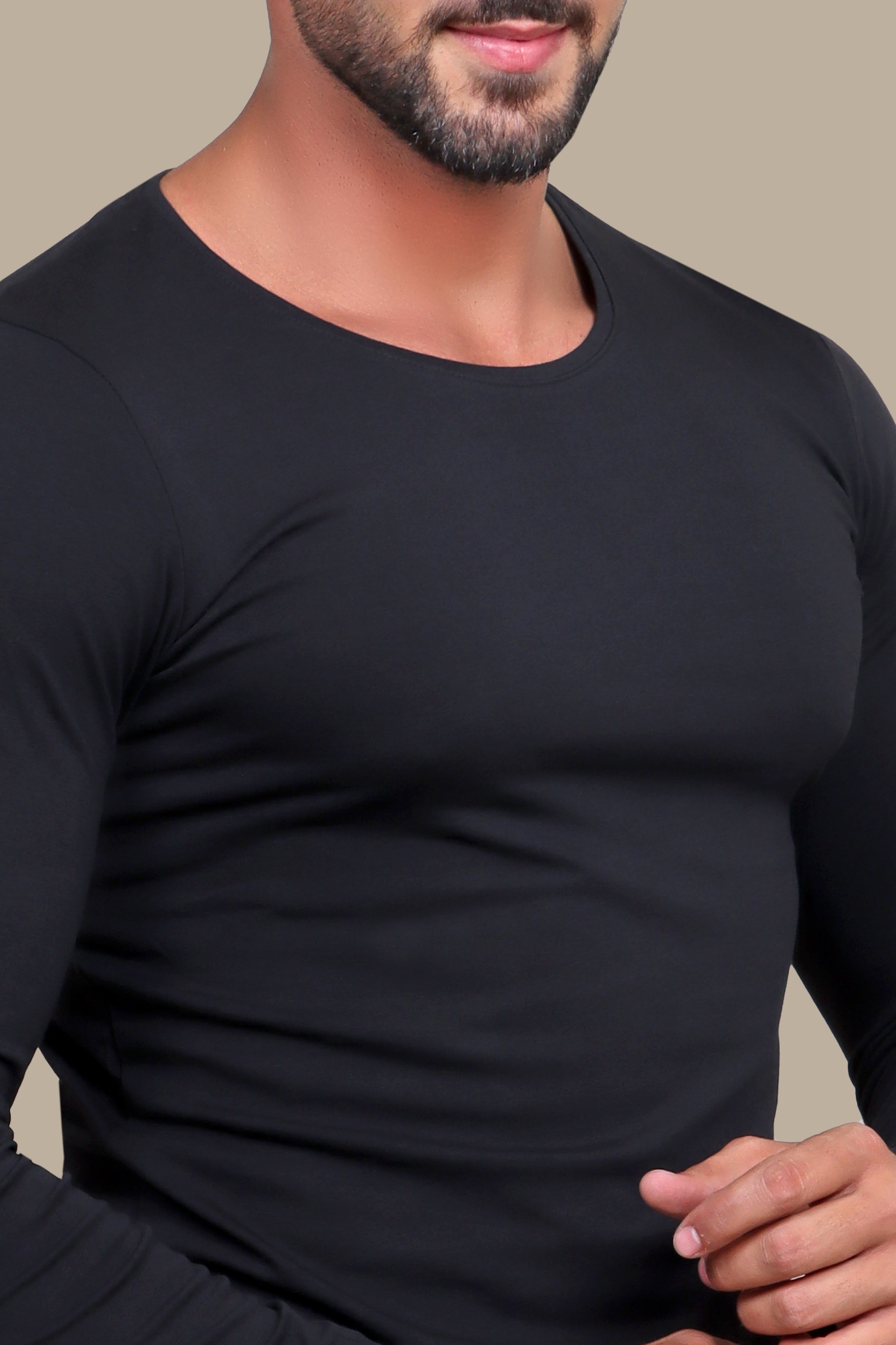 Classic Black Long Sleeve Tee