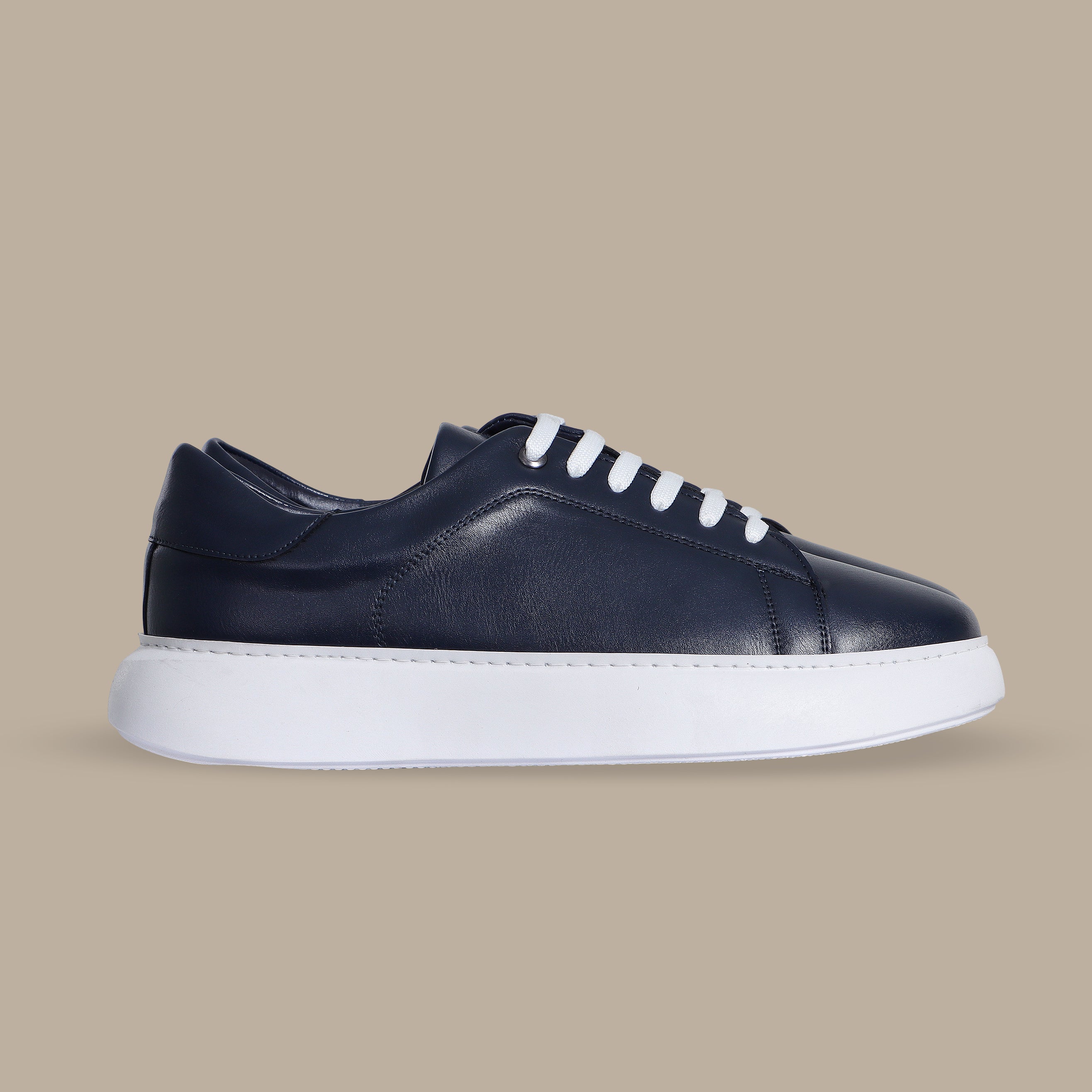 Alexander Basic Sneakers – Full Navy with White Sole