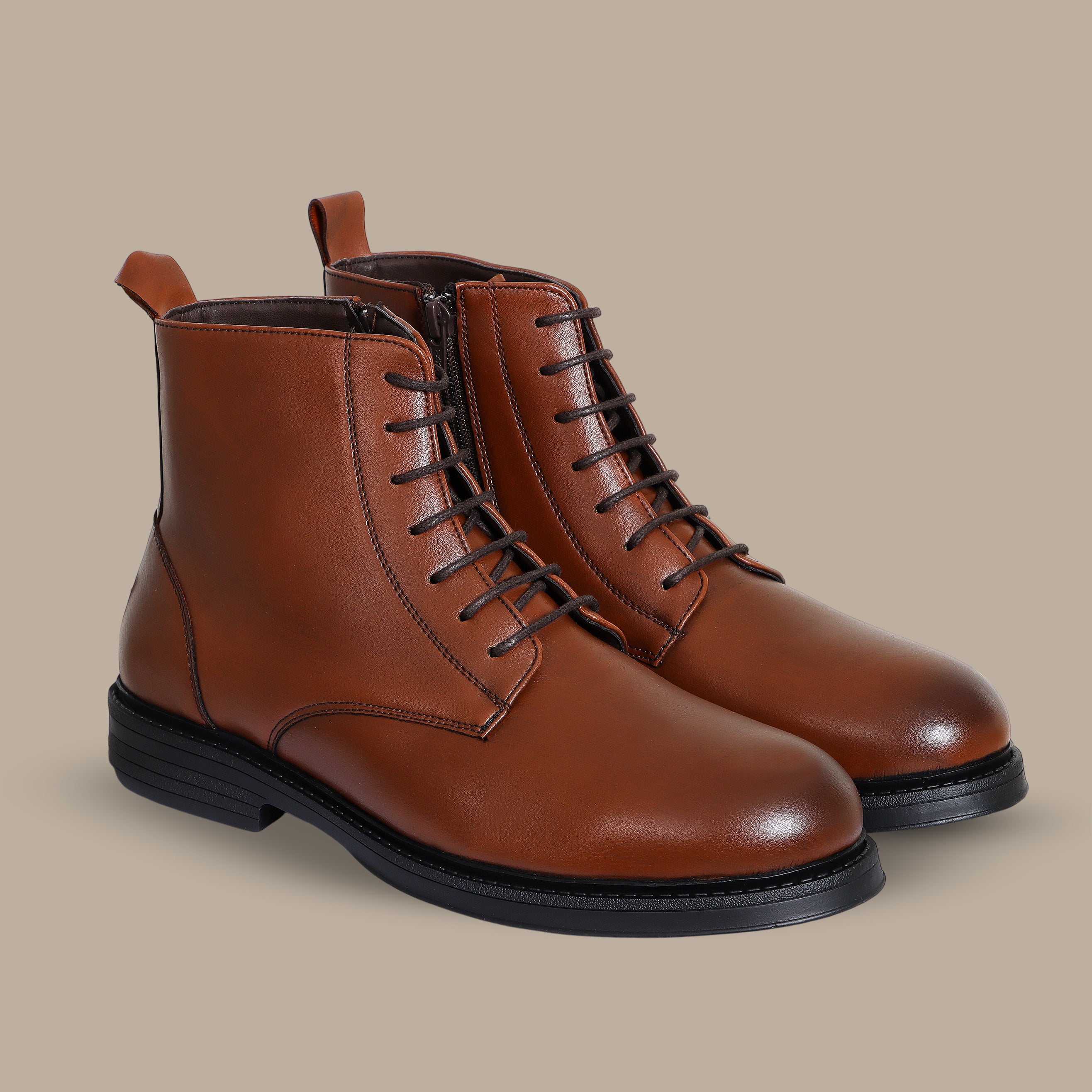Classic Havane Lace-Up Ankle Boot