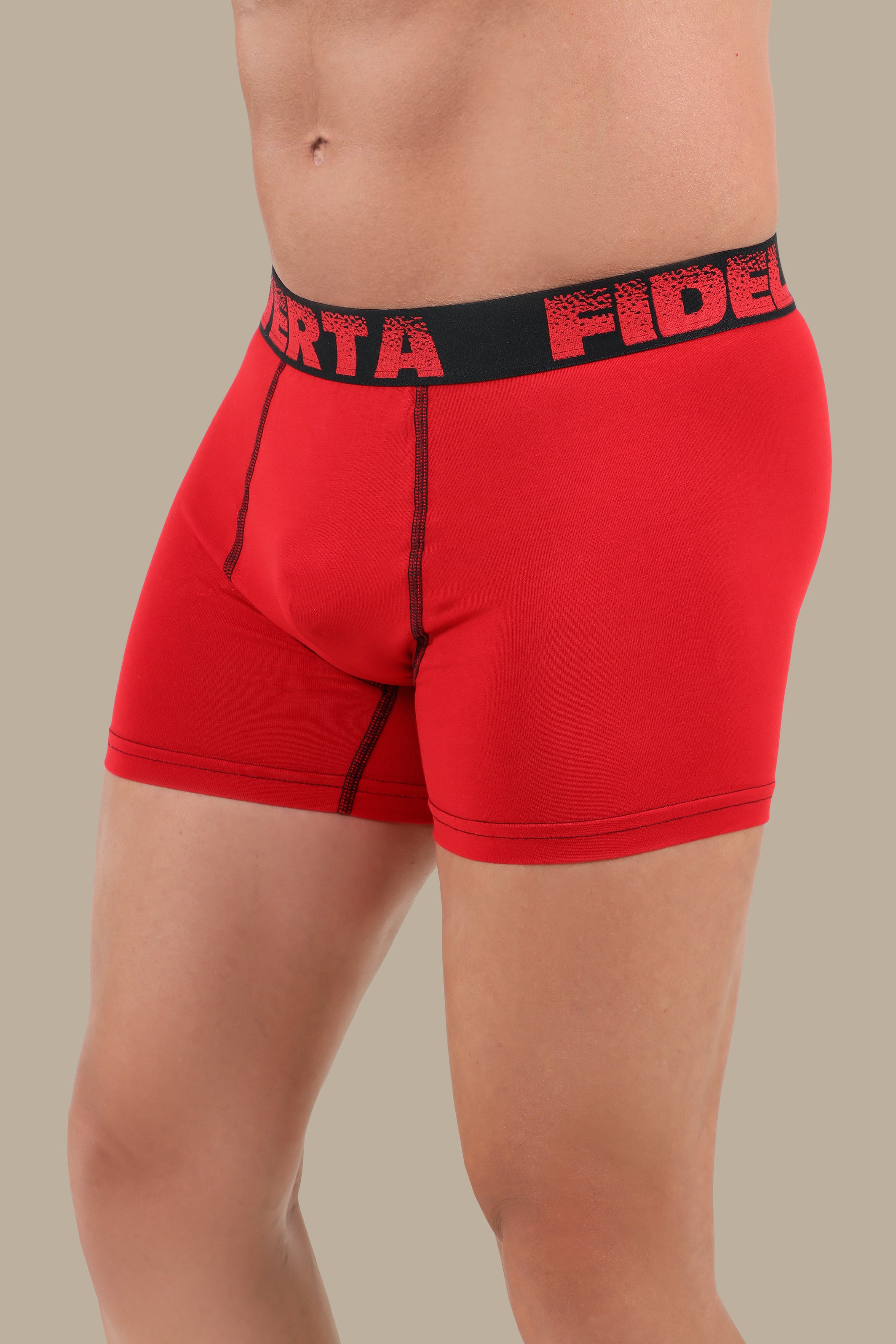 Fidel Verta Red Solid Boxer