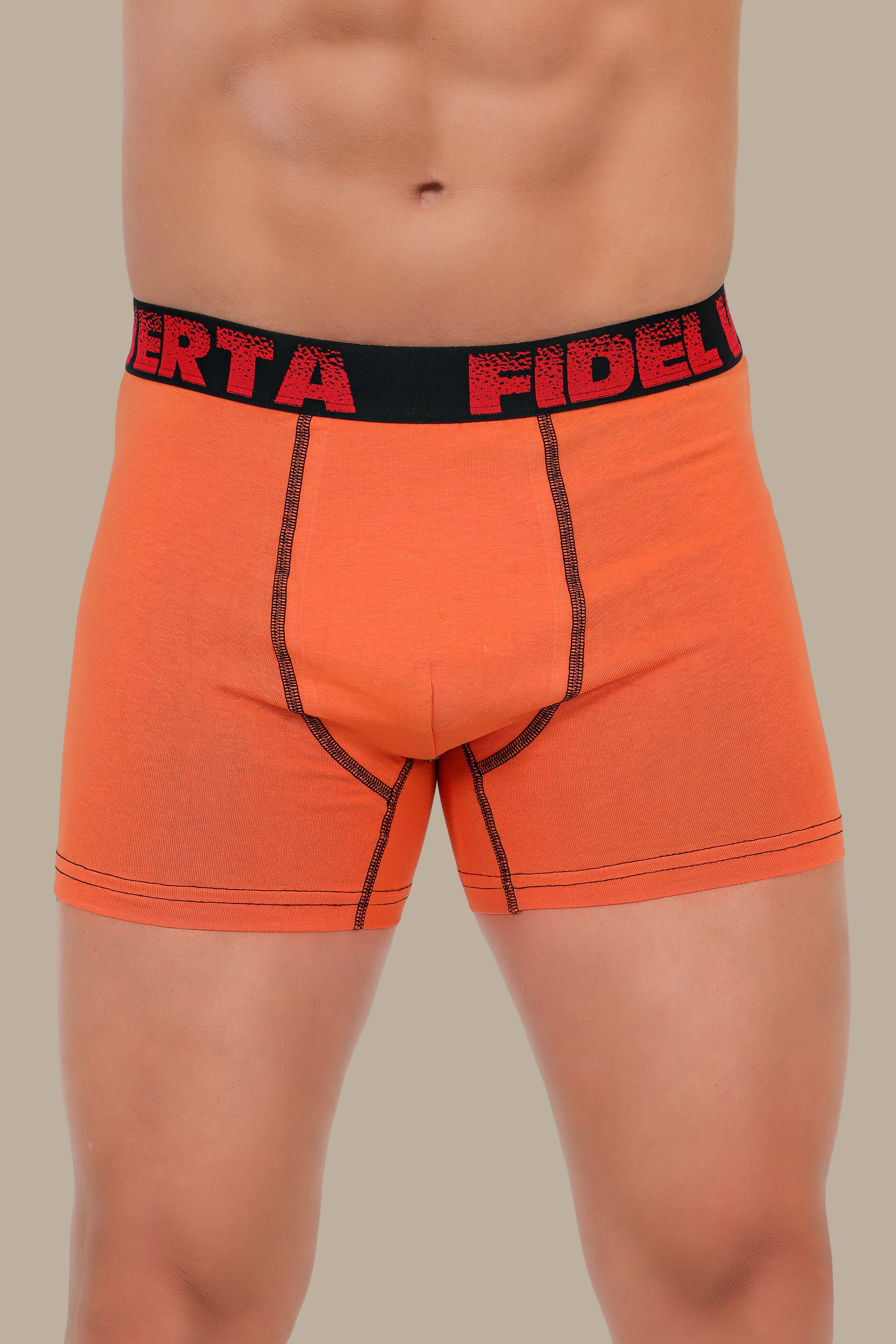 Fidel Verta Solid Orange Boxer