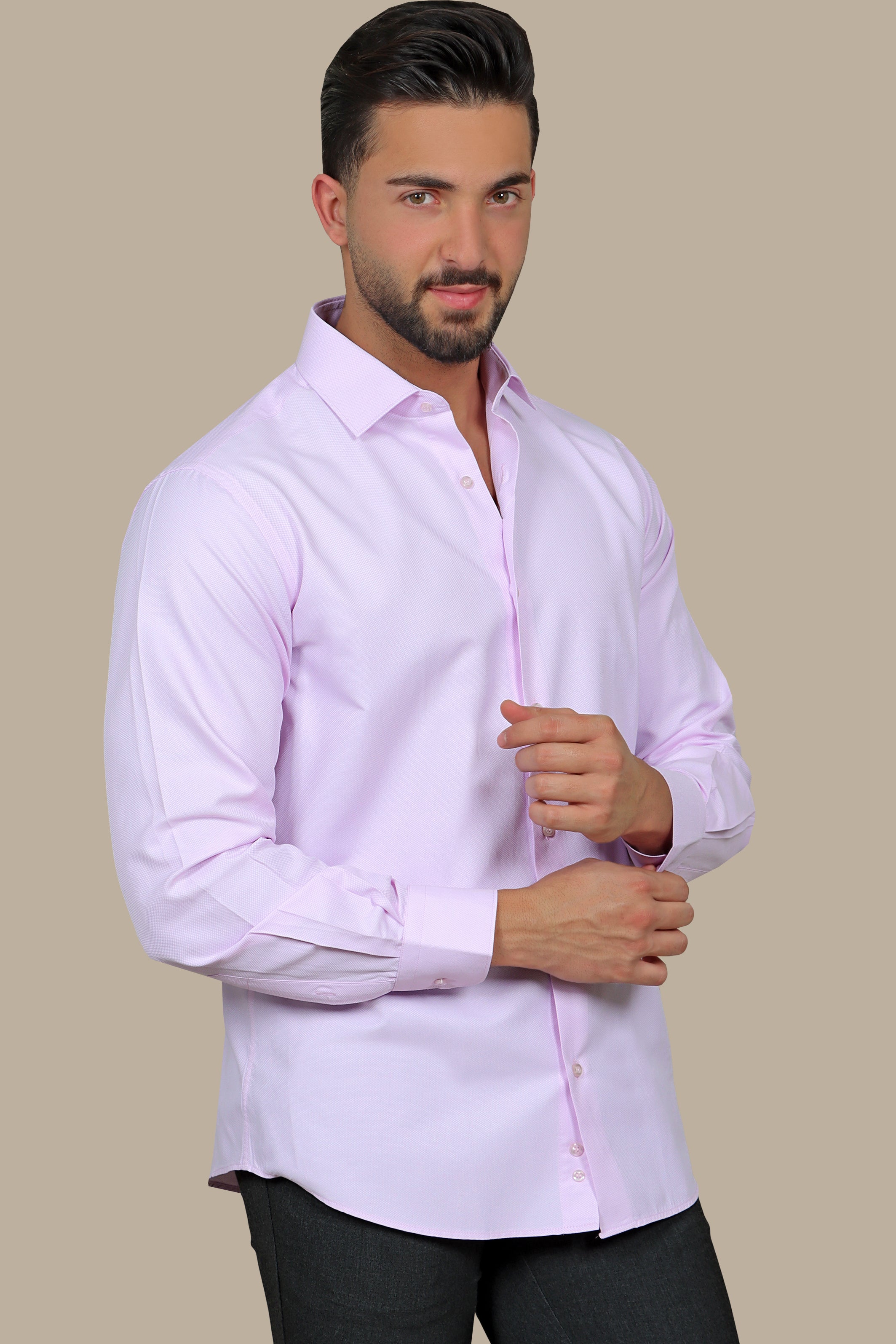 Shirt Regular Structured | Pink