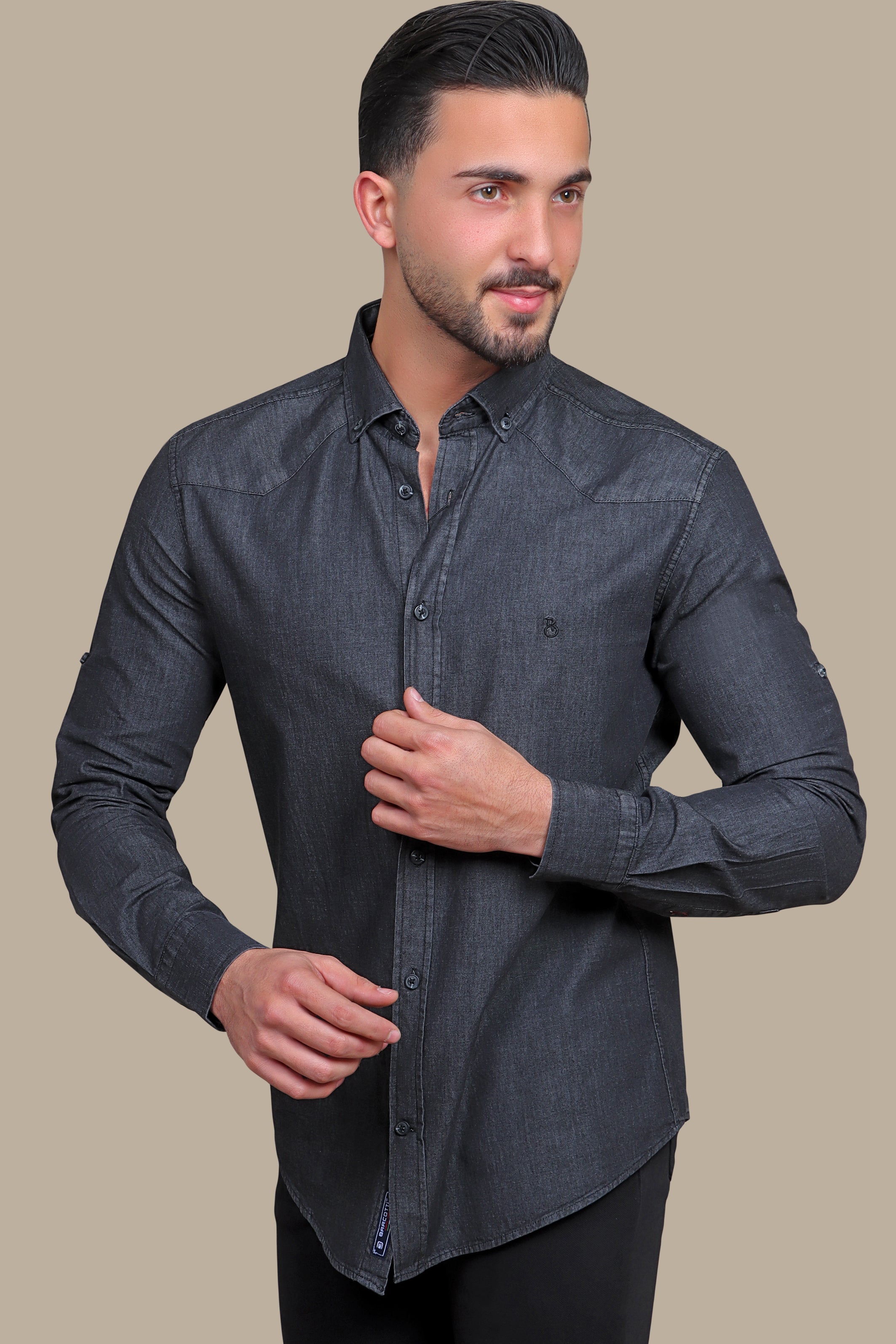 Black Casual Denim Shirt: Effortless Style for Every Occasion