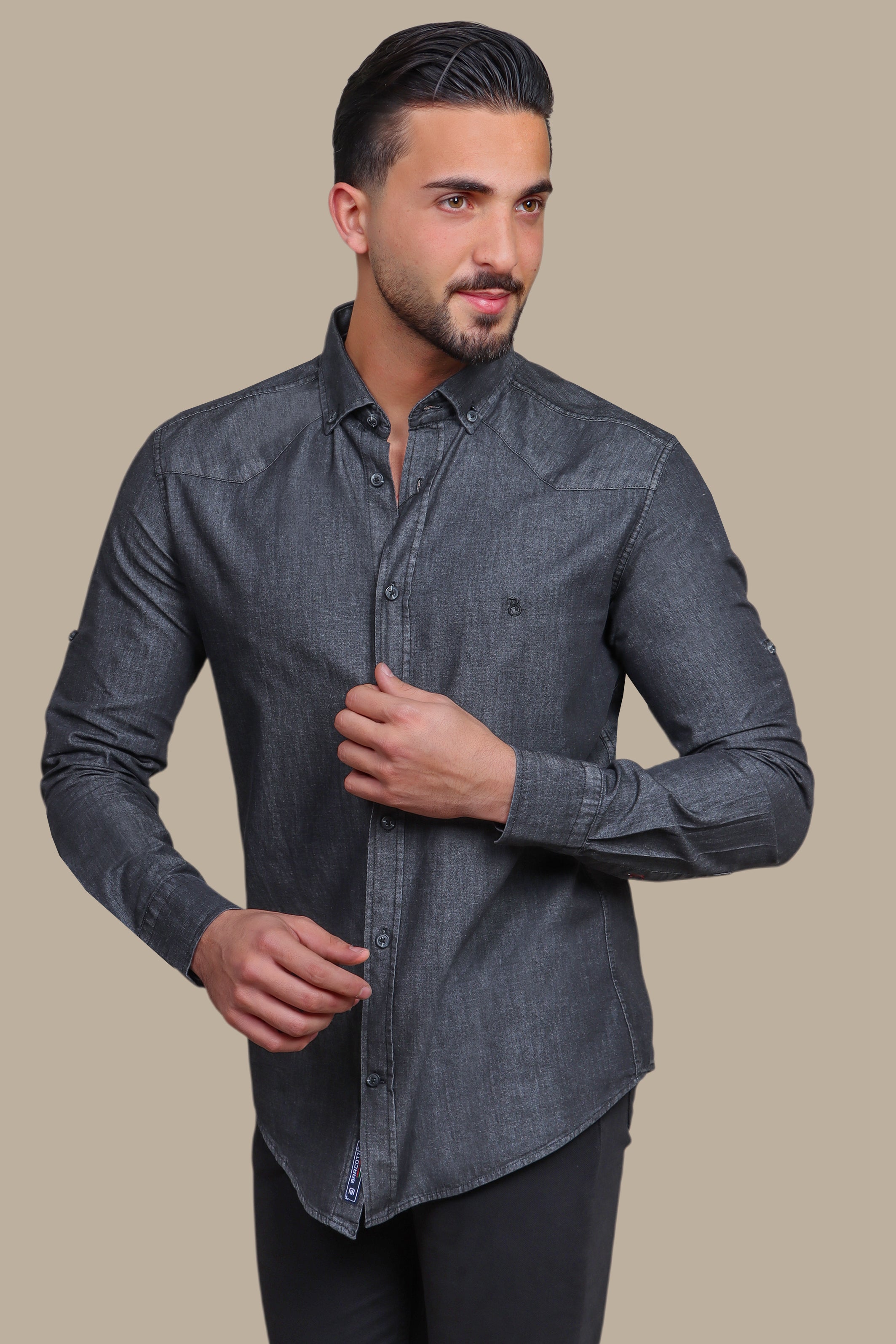 Black Casual Denim Shirt: Effortless Style for Every Occasion