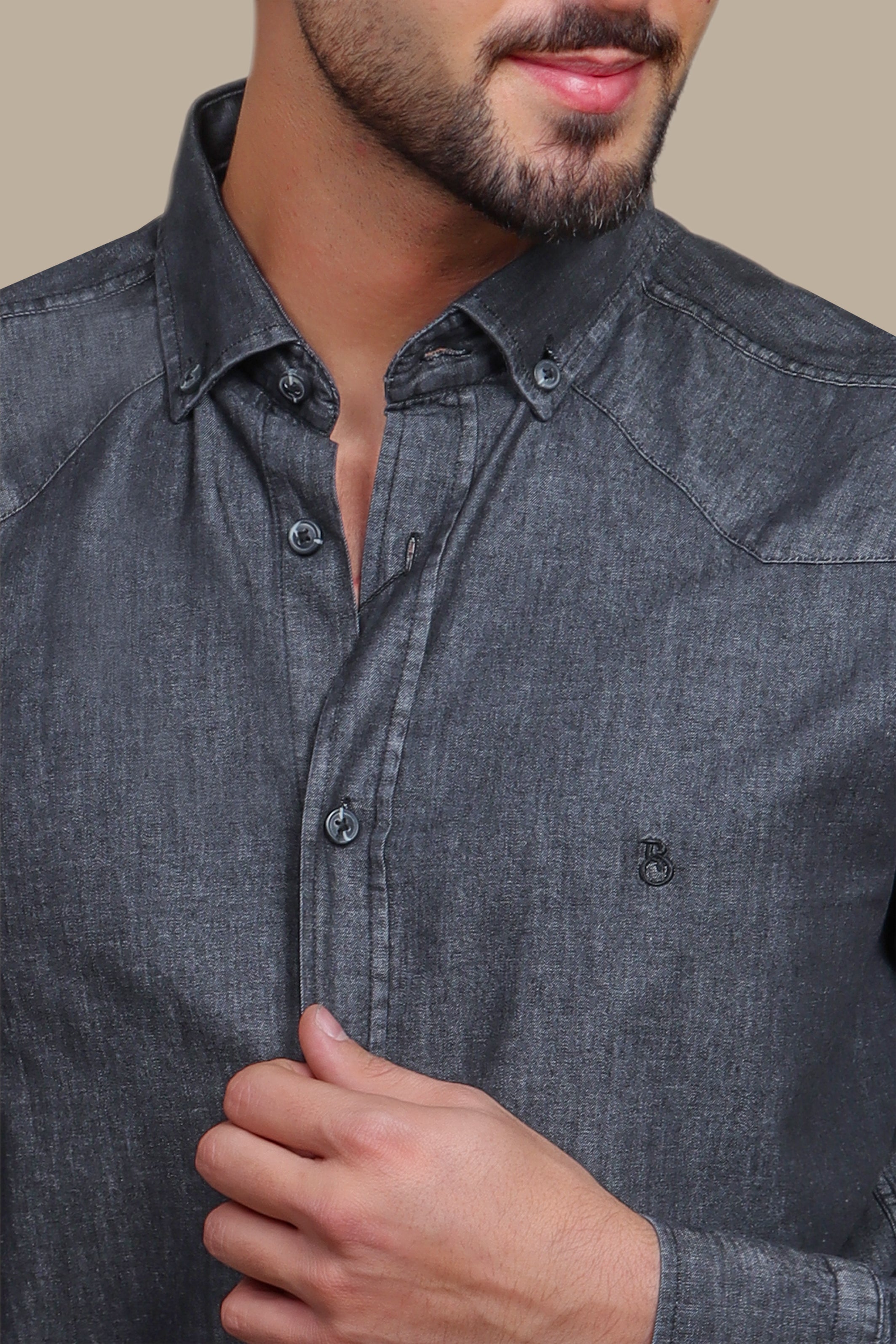 Black Casual Denim Shirt: Effortless Style for Every Occasion