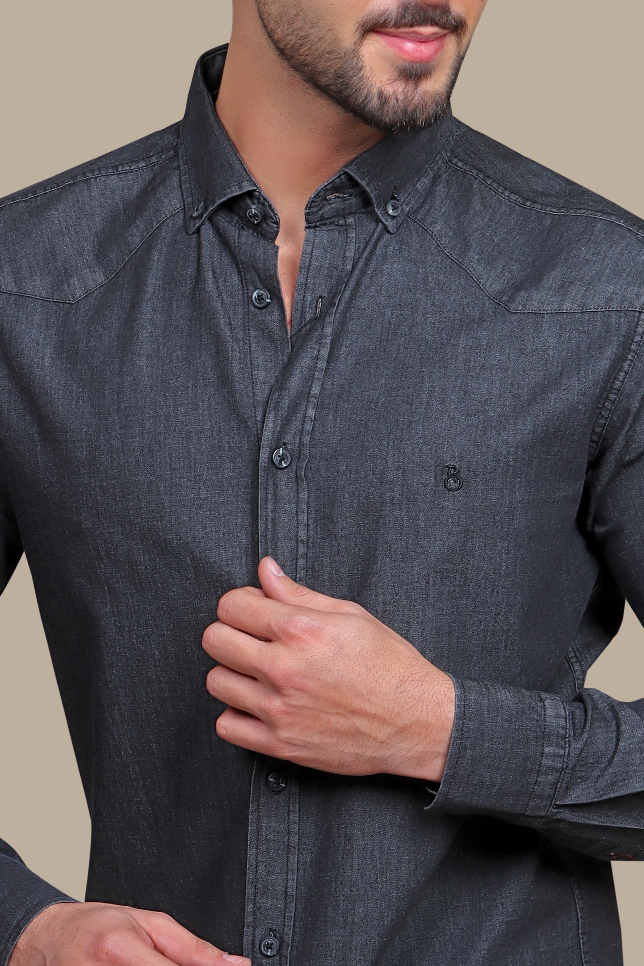 Black Casual Denim Shirt: Effortless Style for Every Occasion