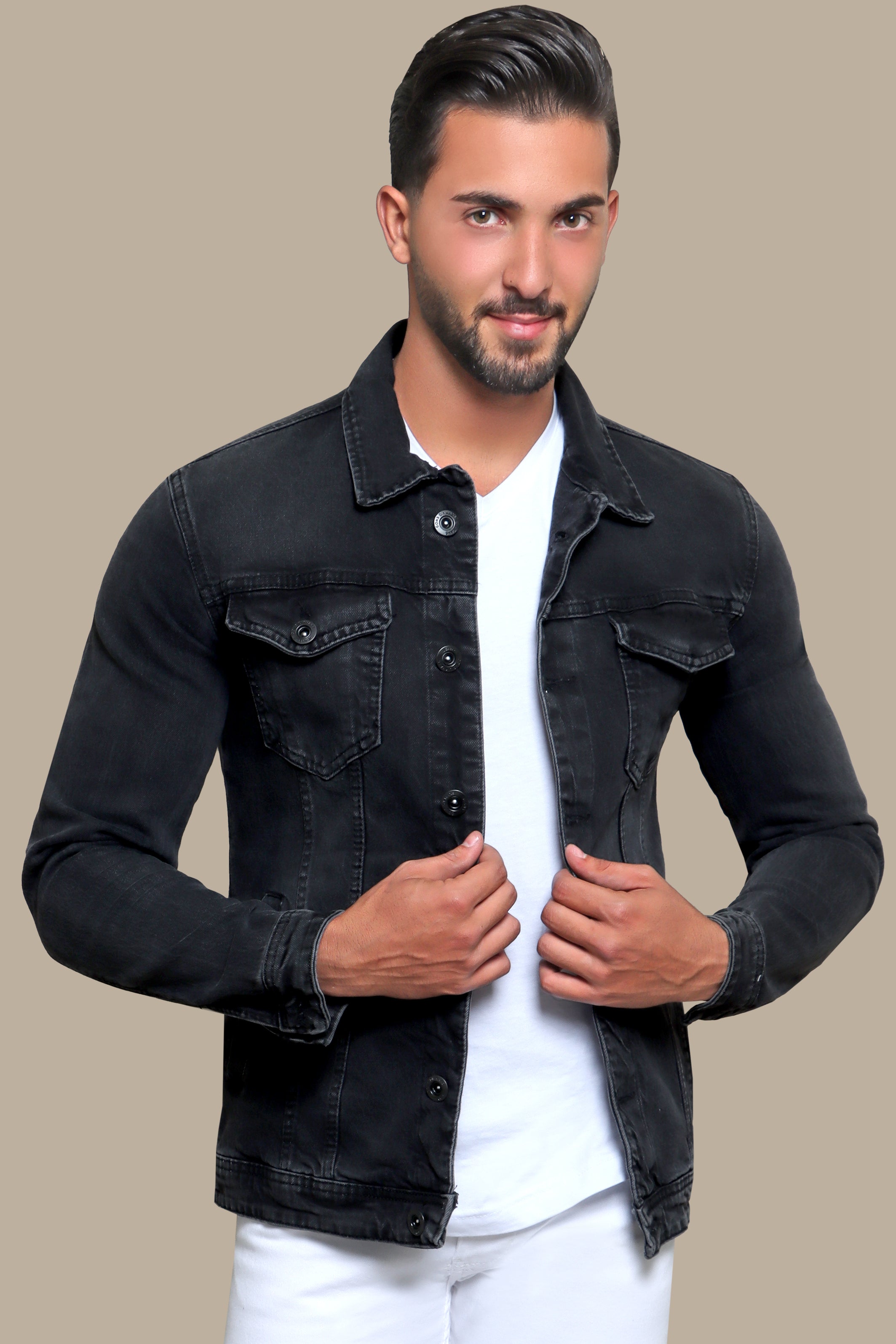 Grey jacket clearance with jeans