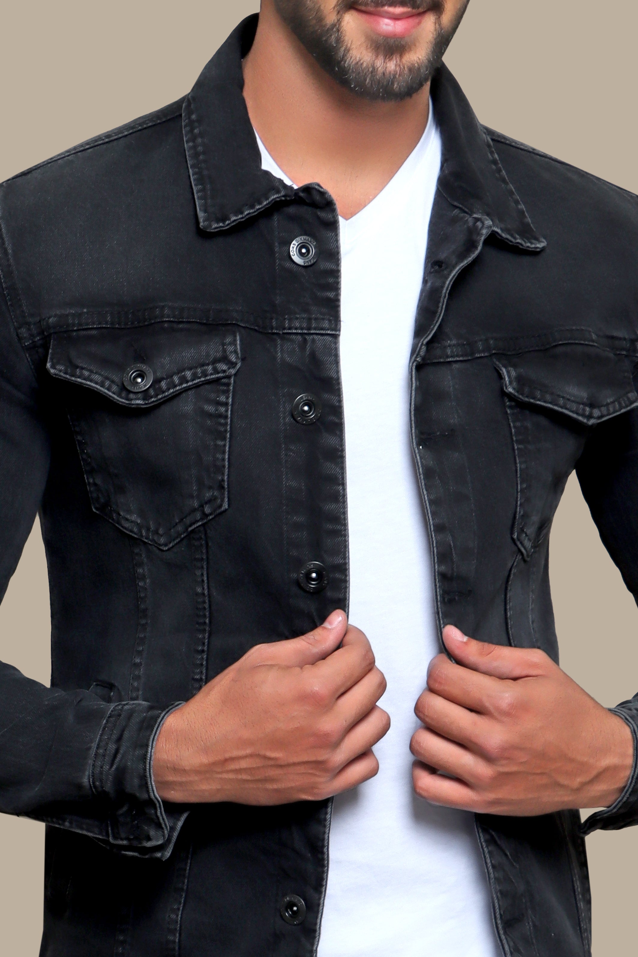 Jacket Denim | Dark Grey