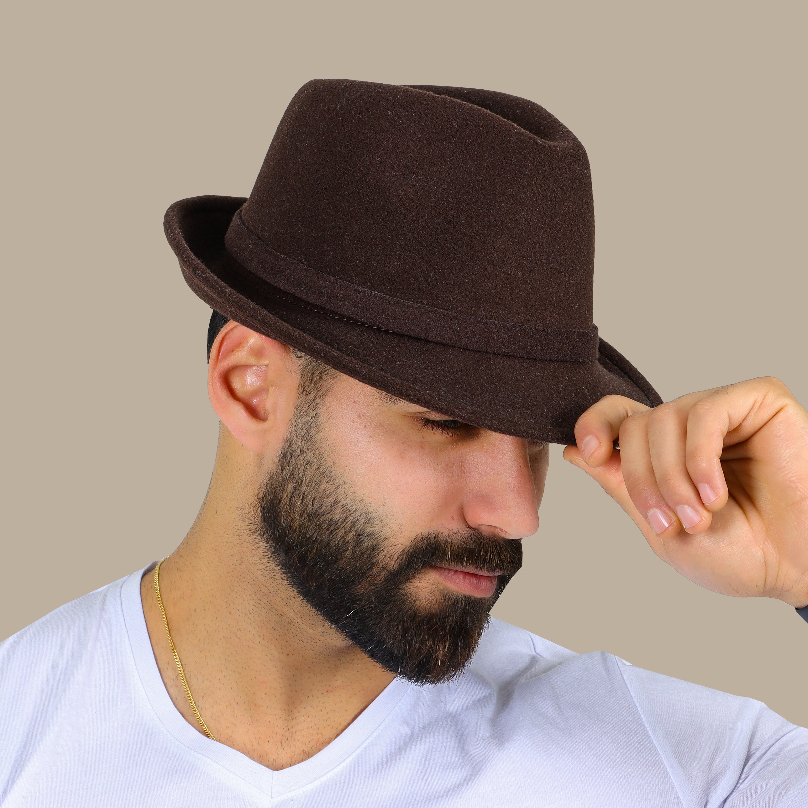 Brown Panama Hat