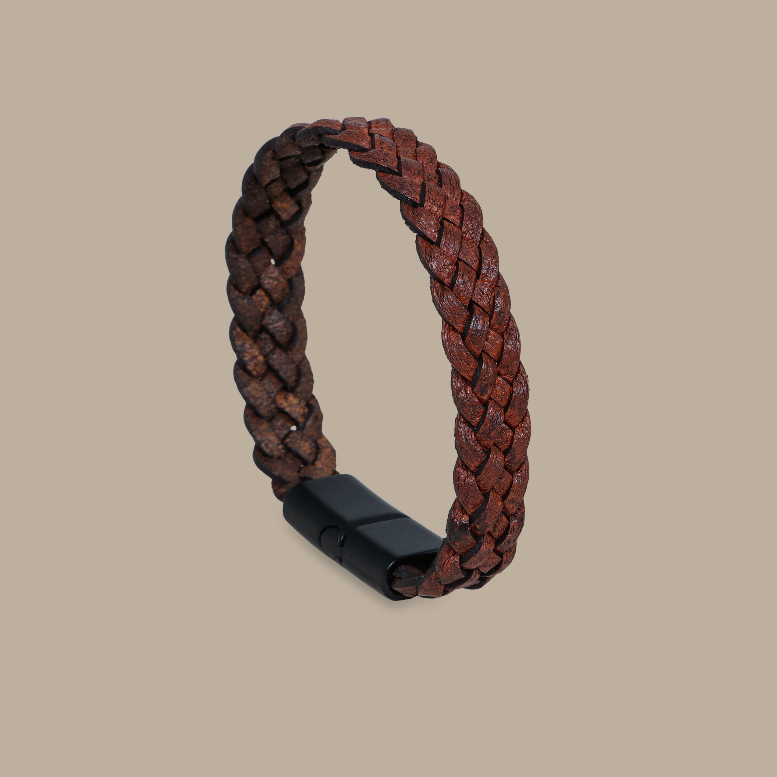 Leather Bracelet One Layer – Havane