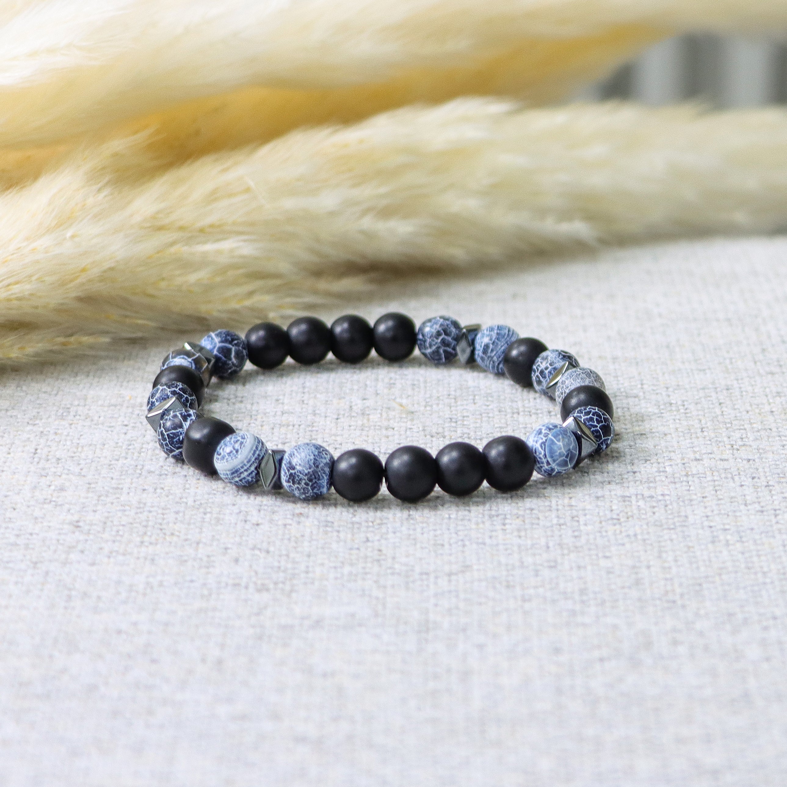 Stone Bracelet – Dark Navy