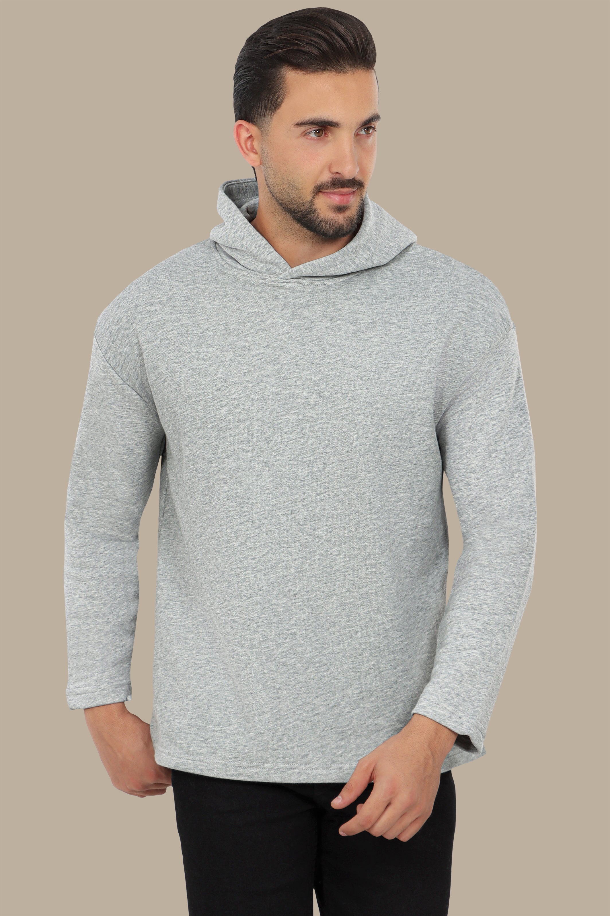 Essential Comfort Grey Basic Sweatshirt Hoodie