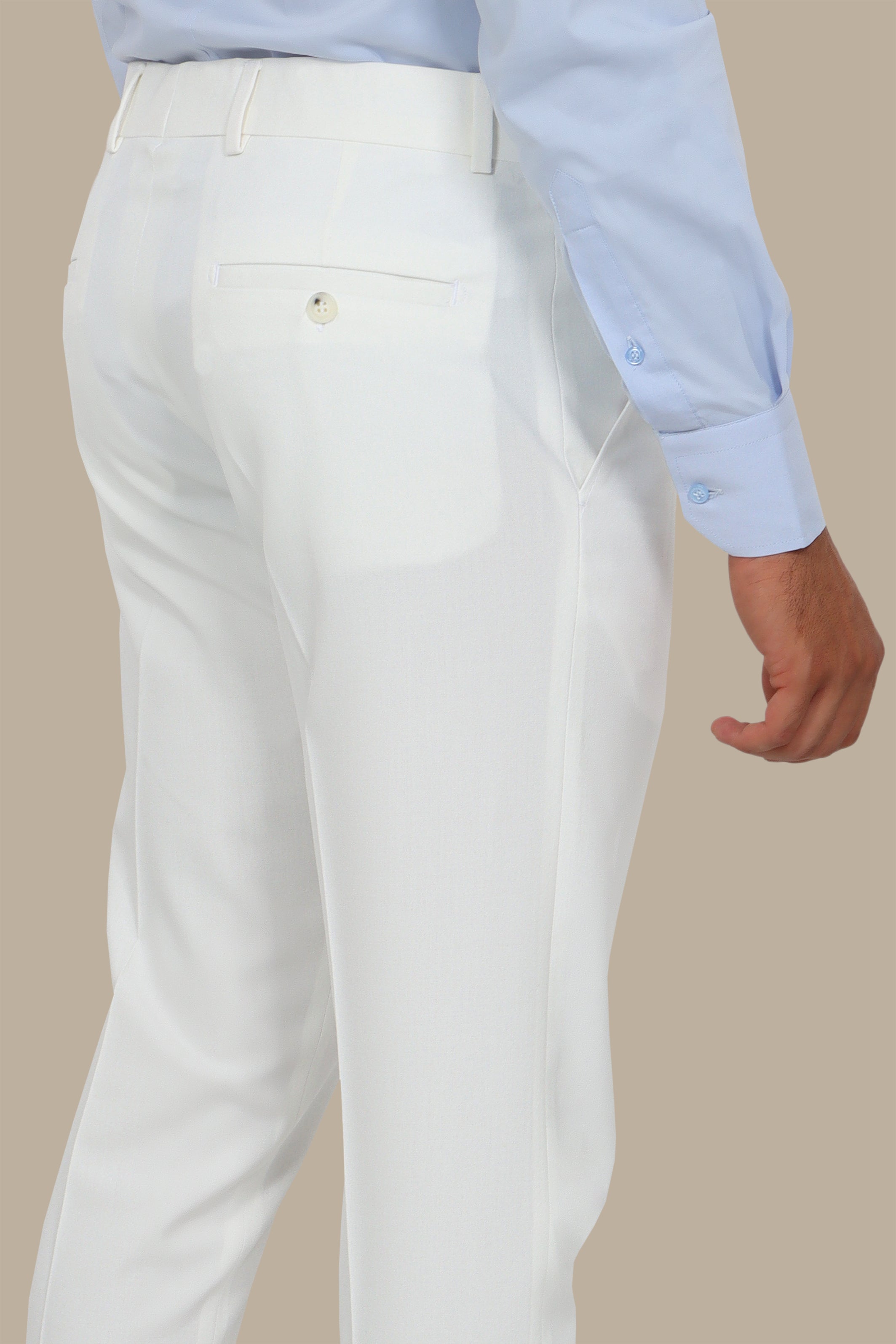 Timeless White: Classic White Pants