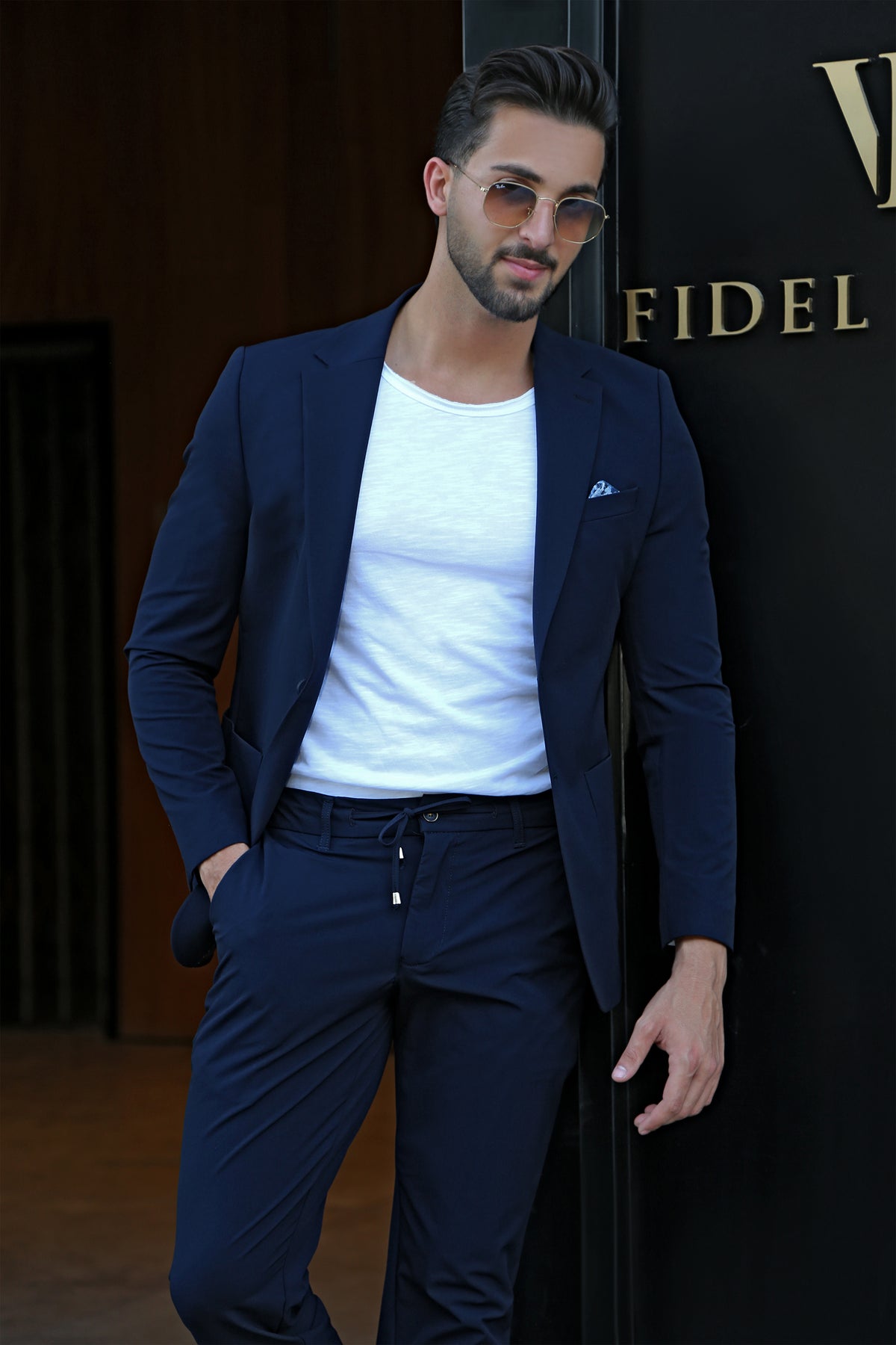 Plain Patch Pocket Travel Suit
