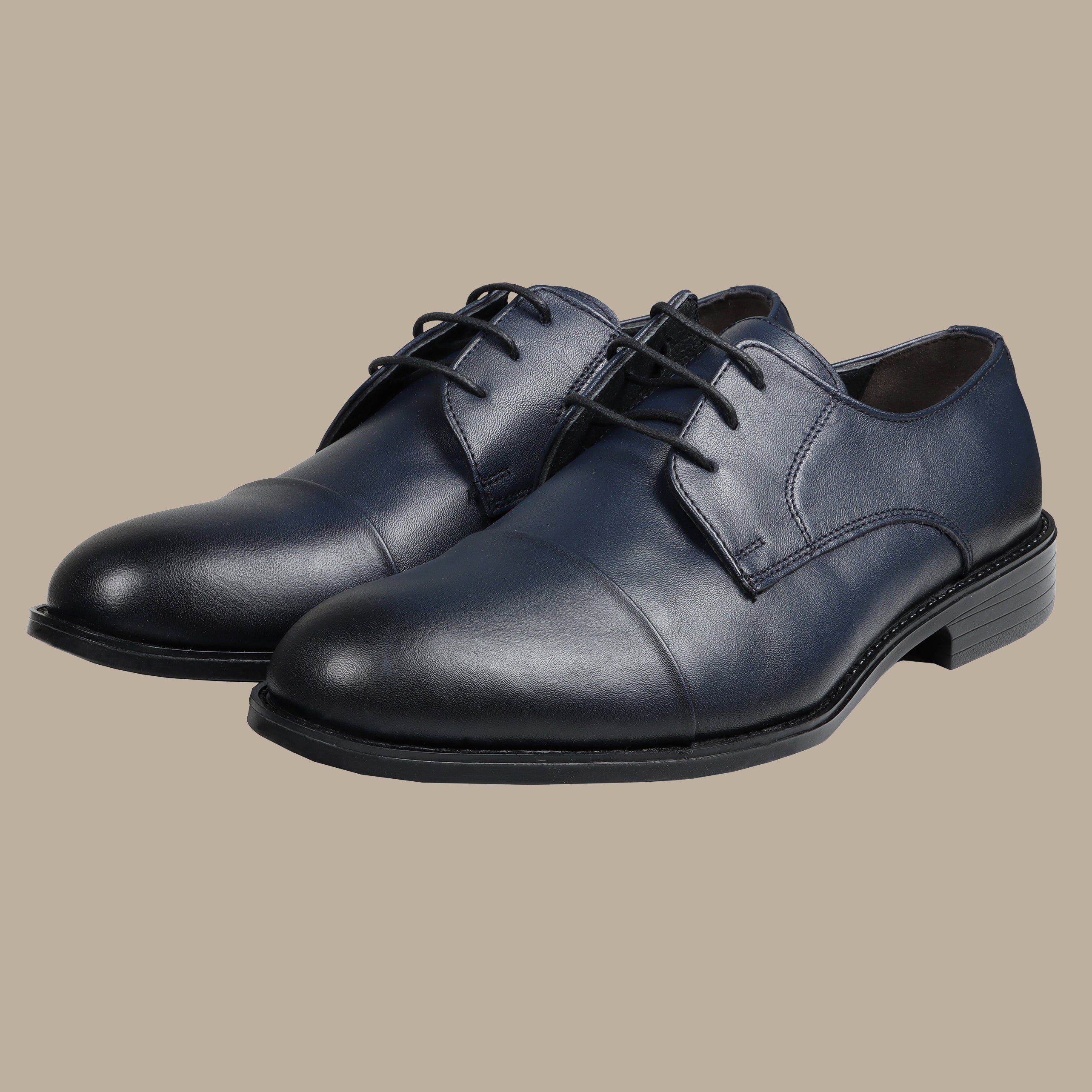 Navy Classic Oxford Shoes