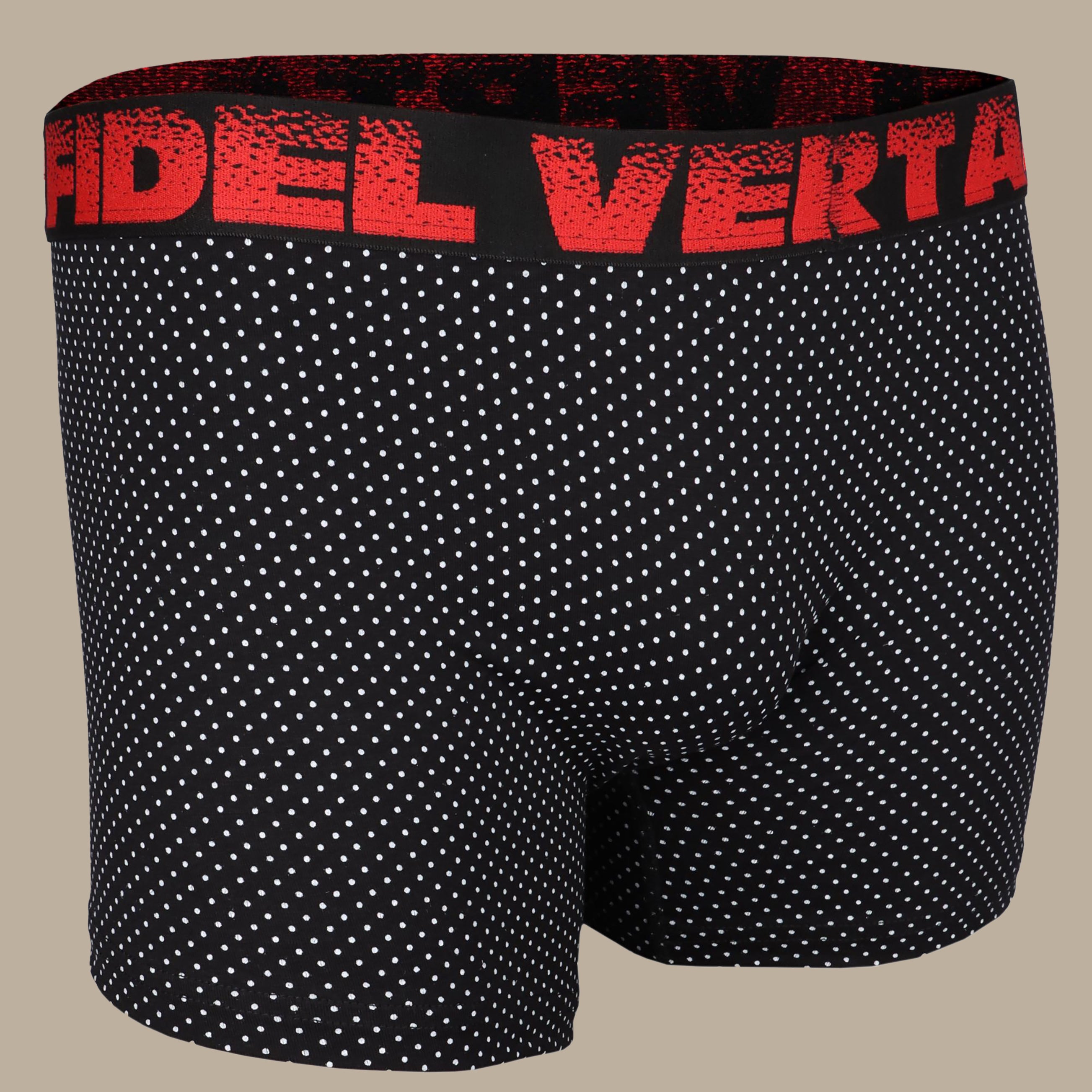 Fidel Verta Boxer: Black & White Dotted Color Design