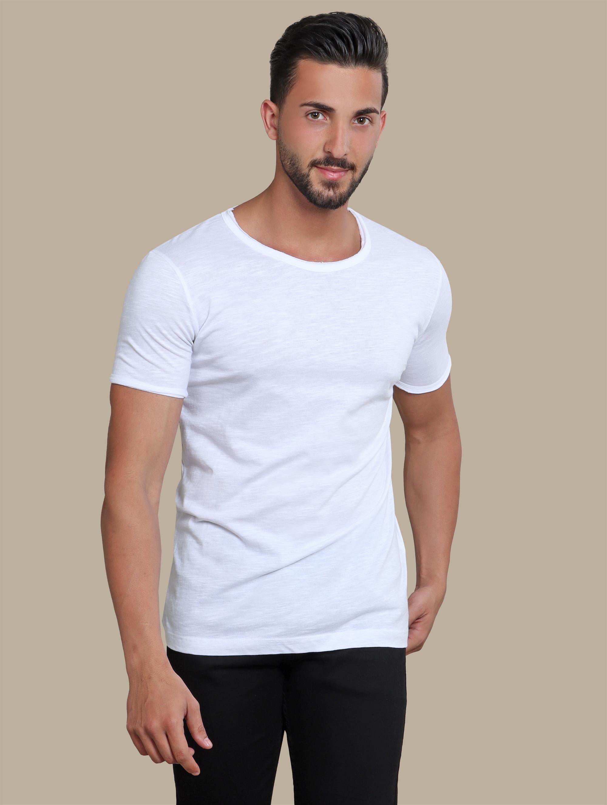 White Mélange T-Shirt