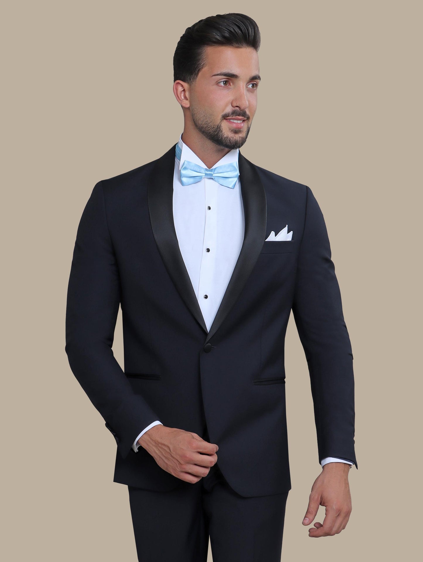 Tuxedo Shawl Lapel | Navy / Black – Fidel Verta