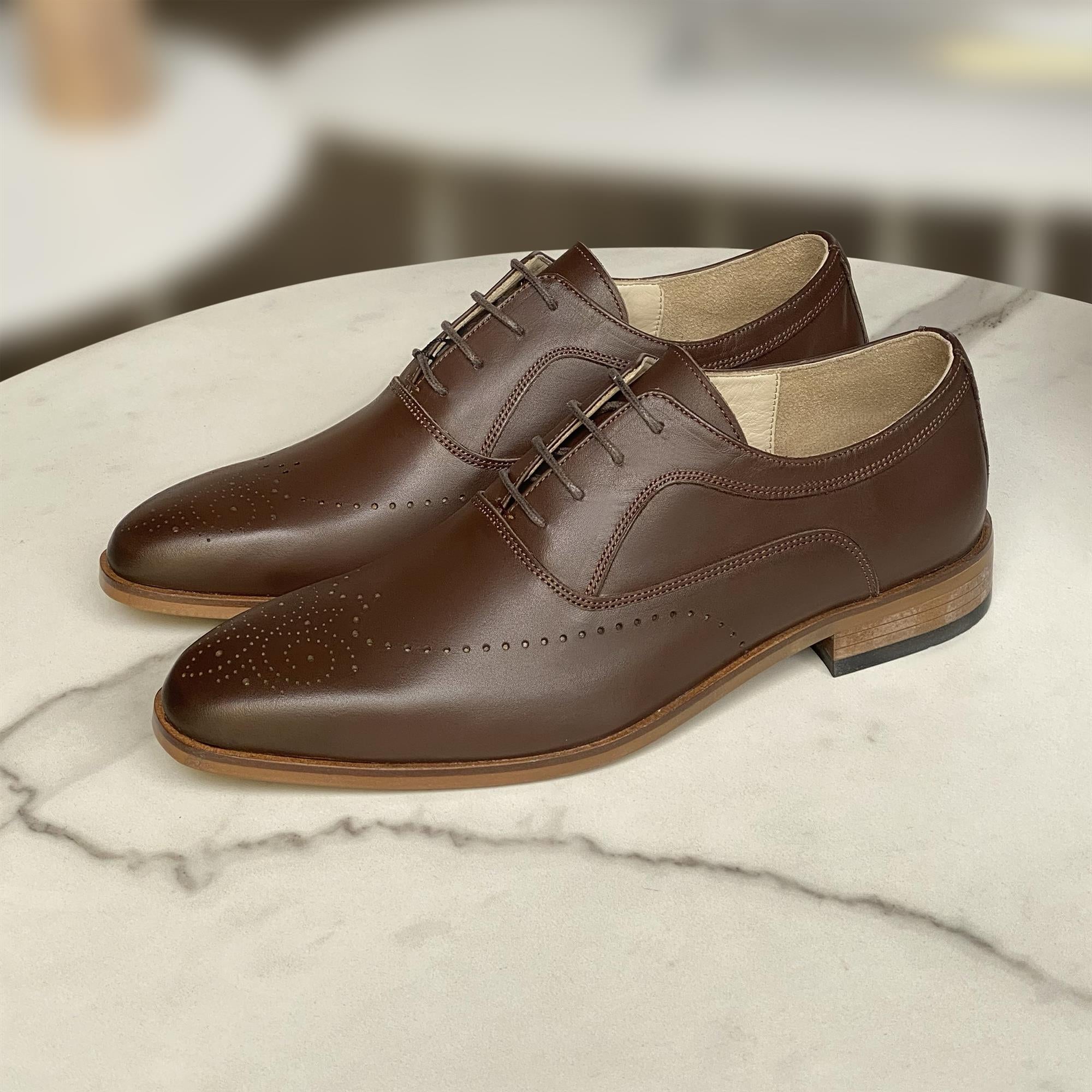 Brown English Classic Shoes