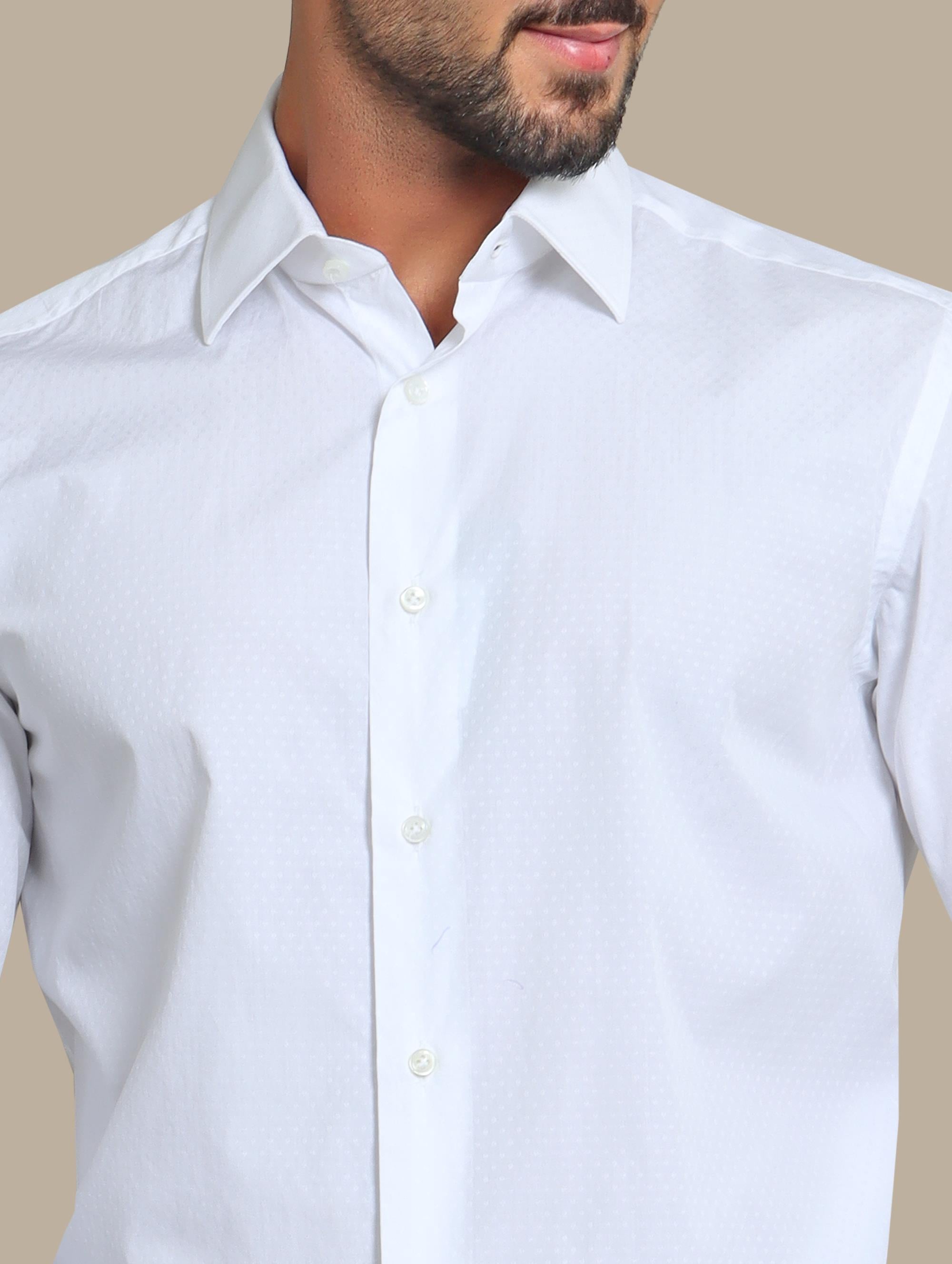 Classic Off-White Shirt: Timeless Elegance