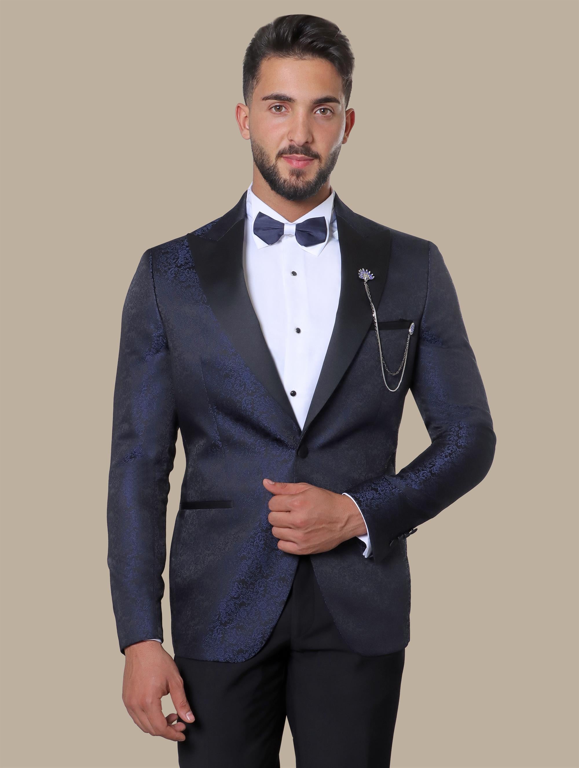 Navy Peak Lapel: Tuxedo FV Special Collection