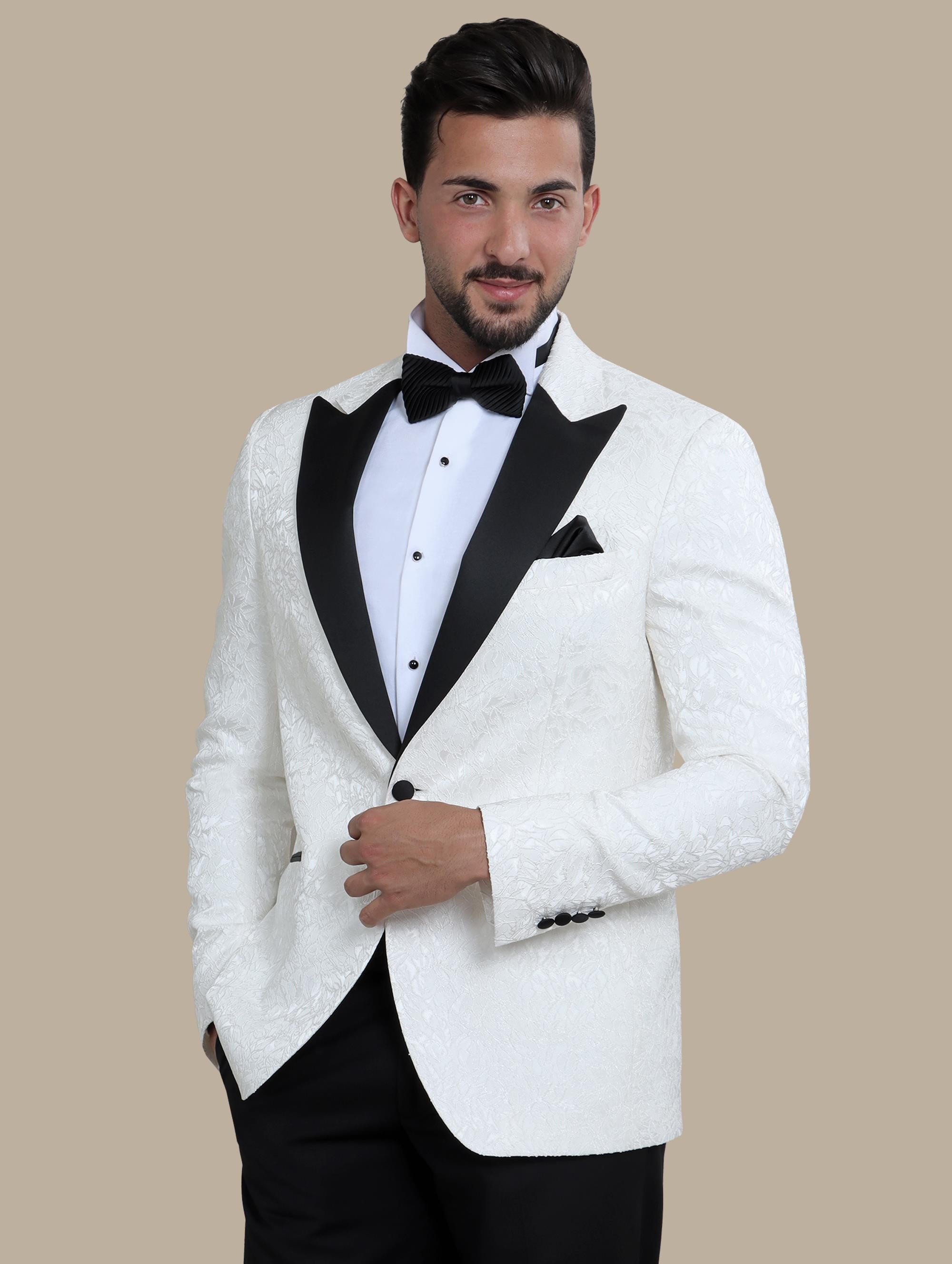 Off-White FV Peak Jacquard Tuxedo