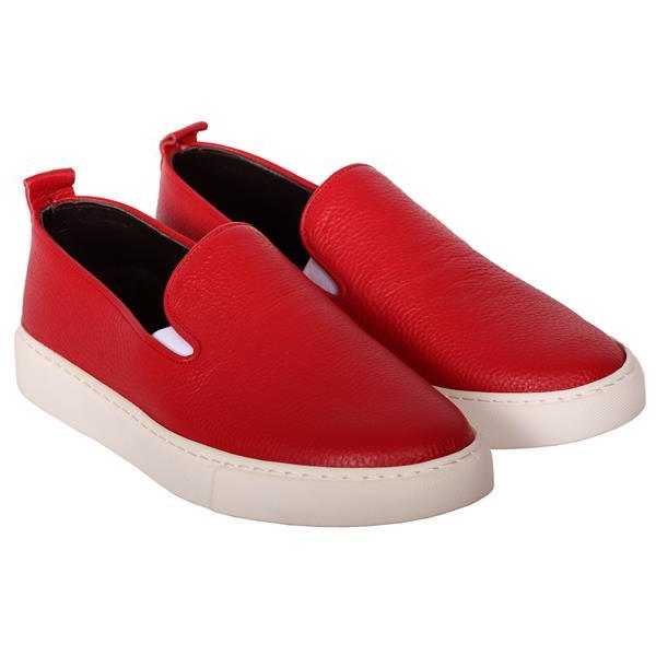 Red Casual Plain Sneakers