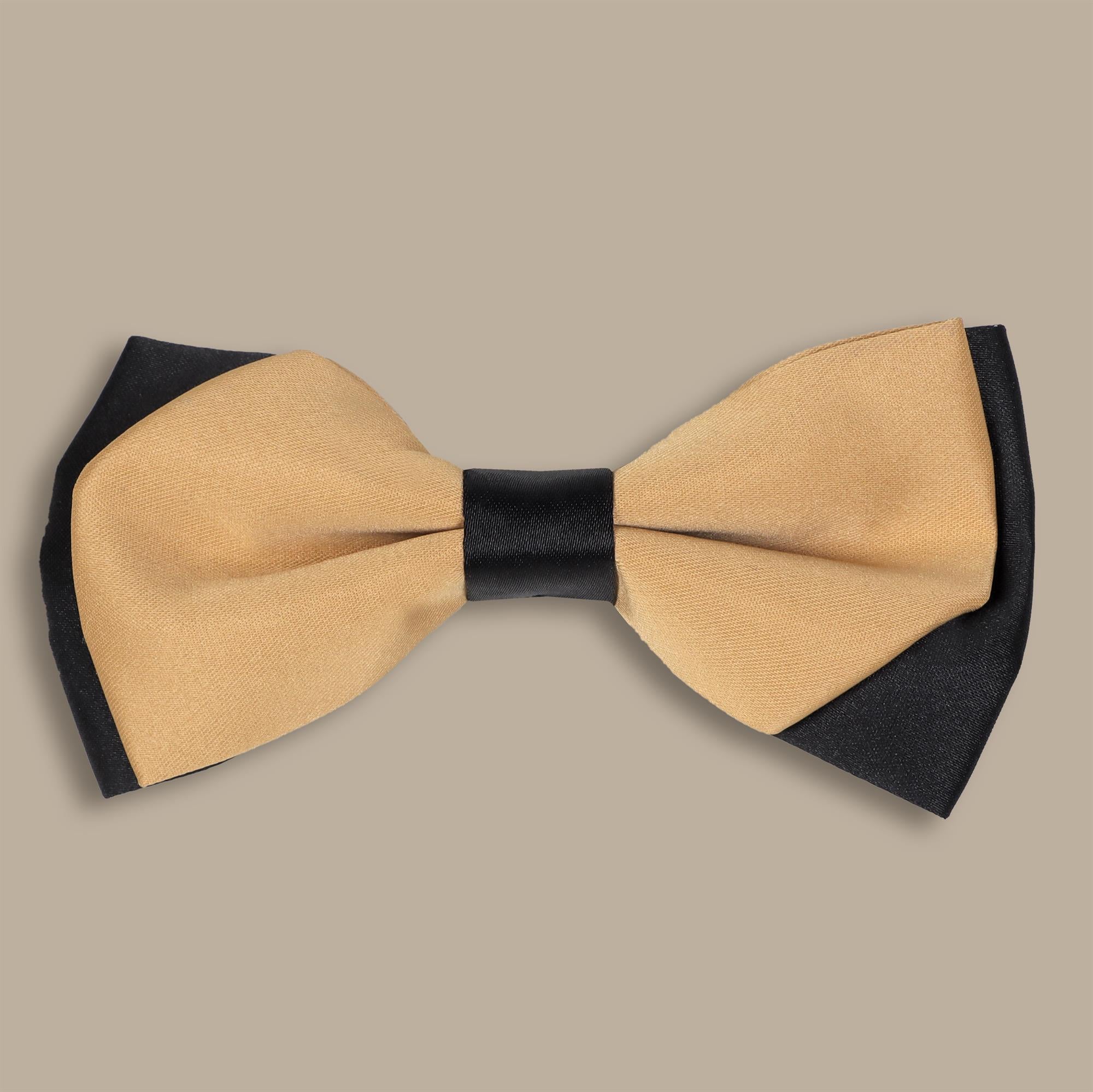 Bowtie Double Black Gold