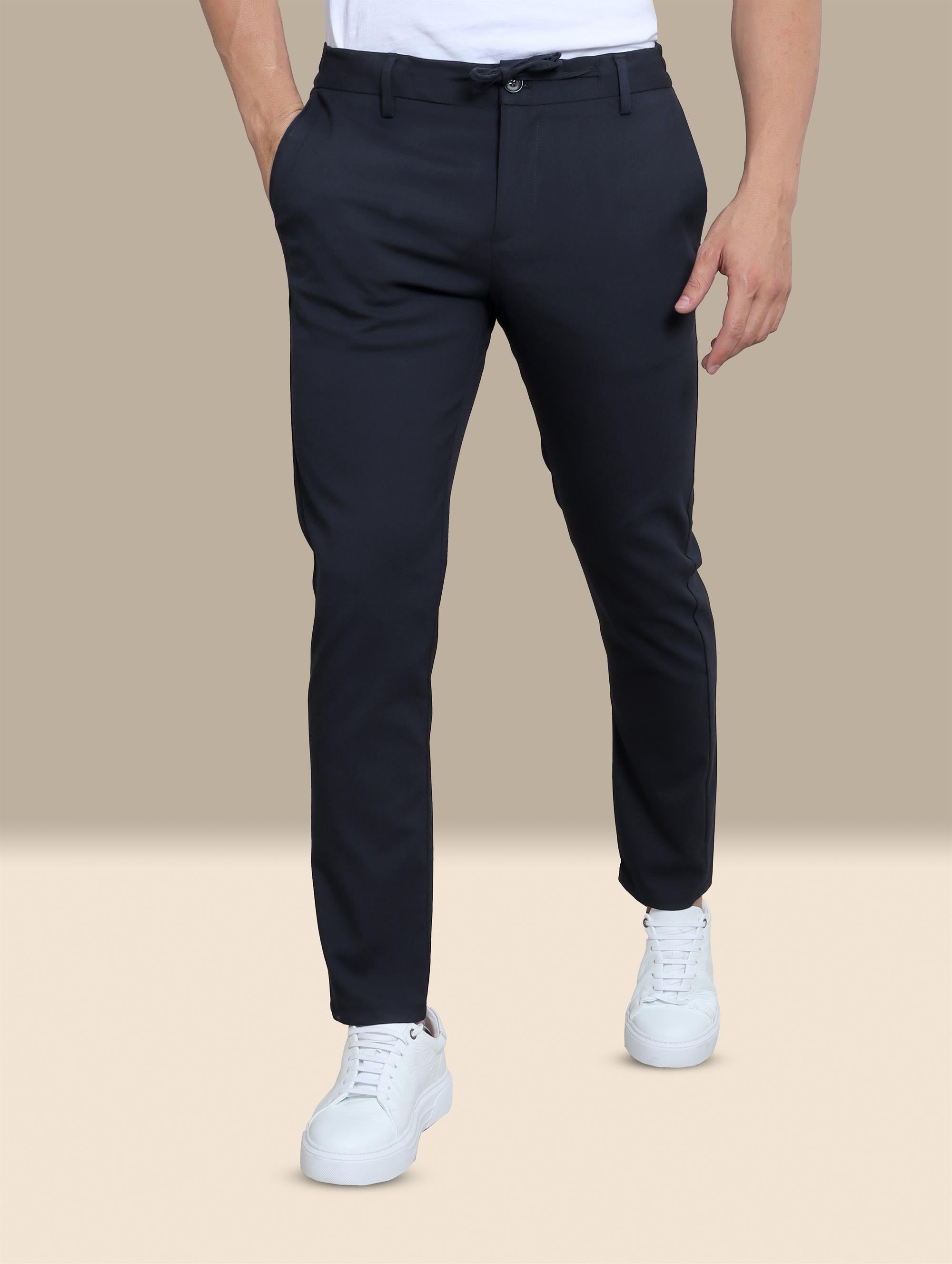 Fashion Trouser Basic Jogger | Navy