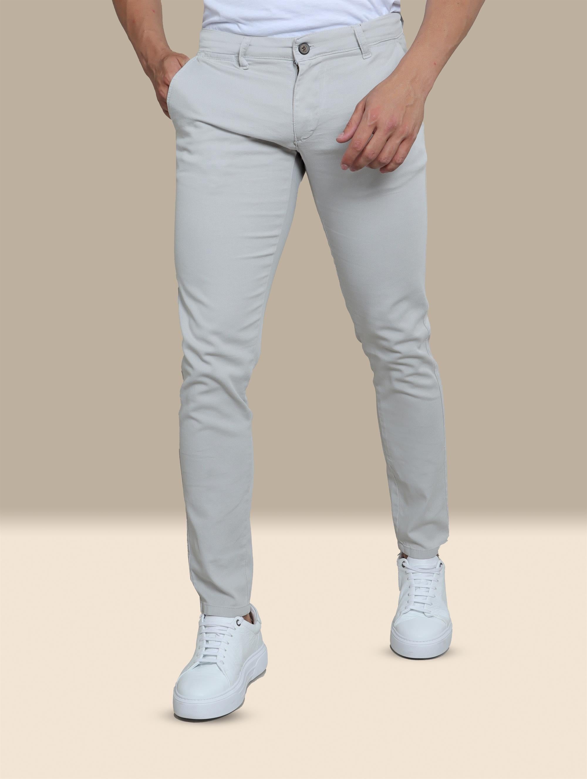 Chino Oxford Slim Fit | Light Gray