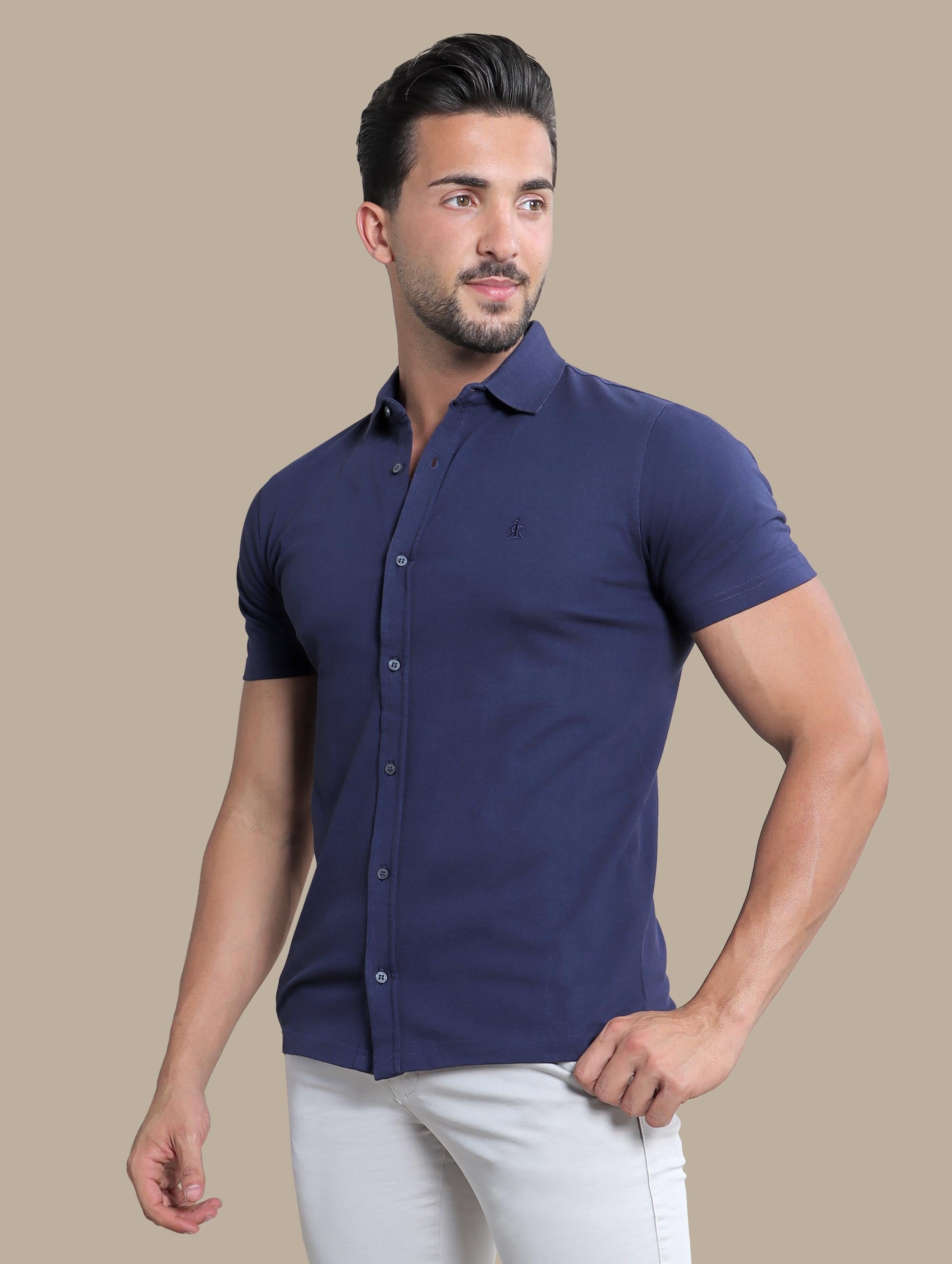 Navy Polo Shirt Style