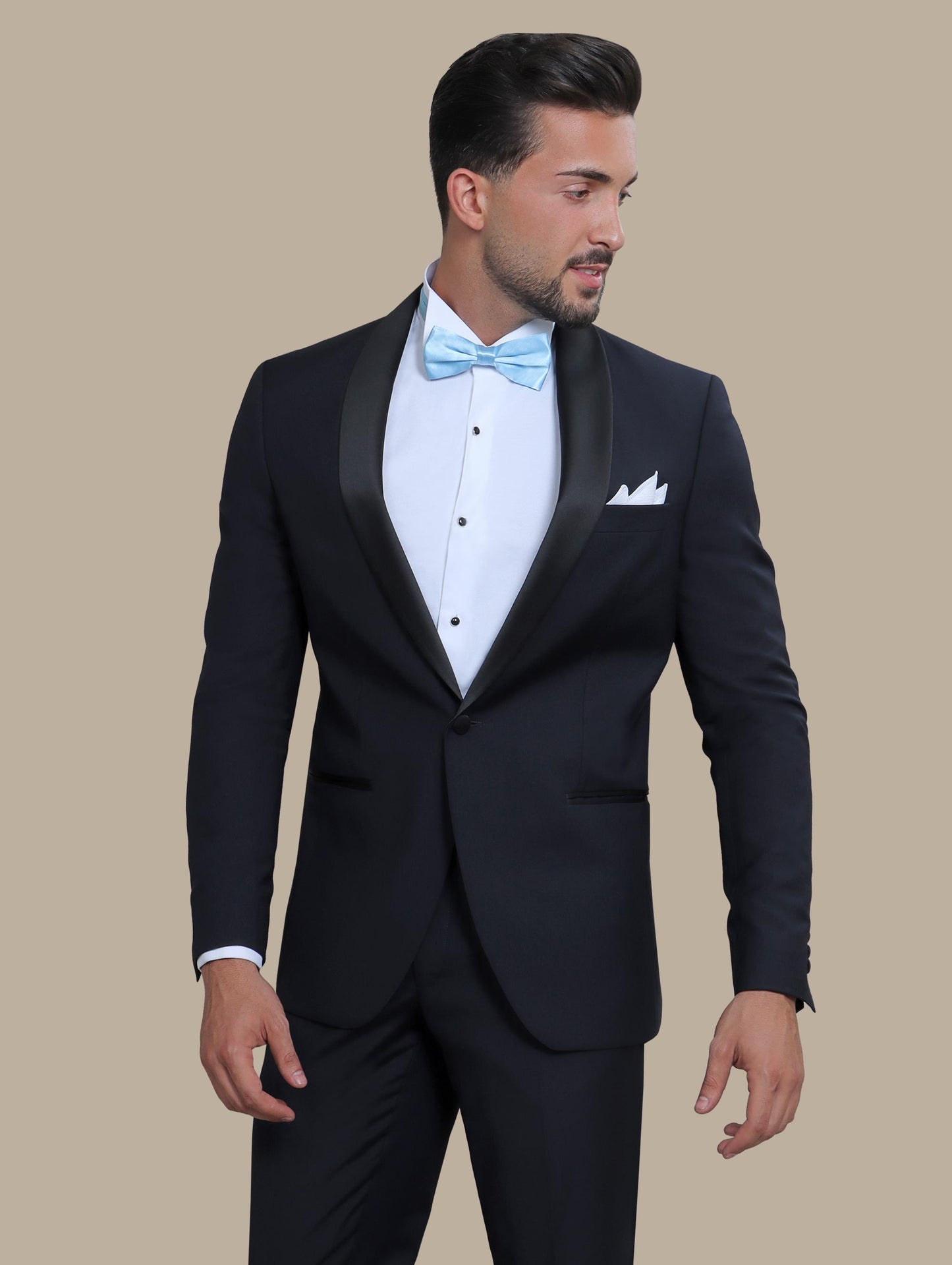 Tuxedo Shawl Lapel | Navy / Black – Fidel Verta