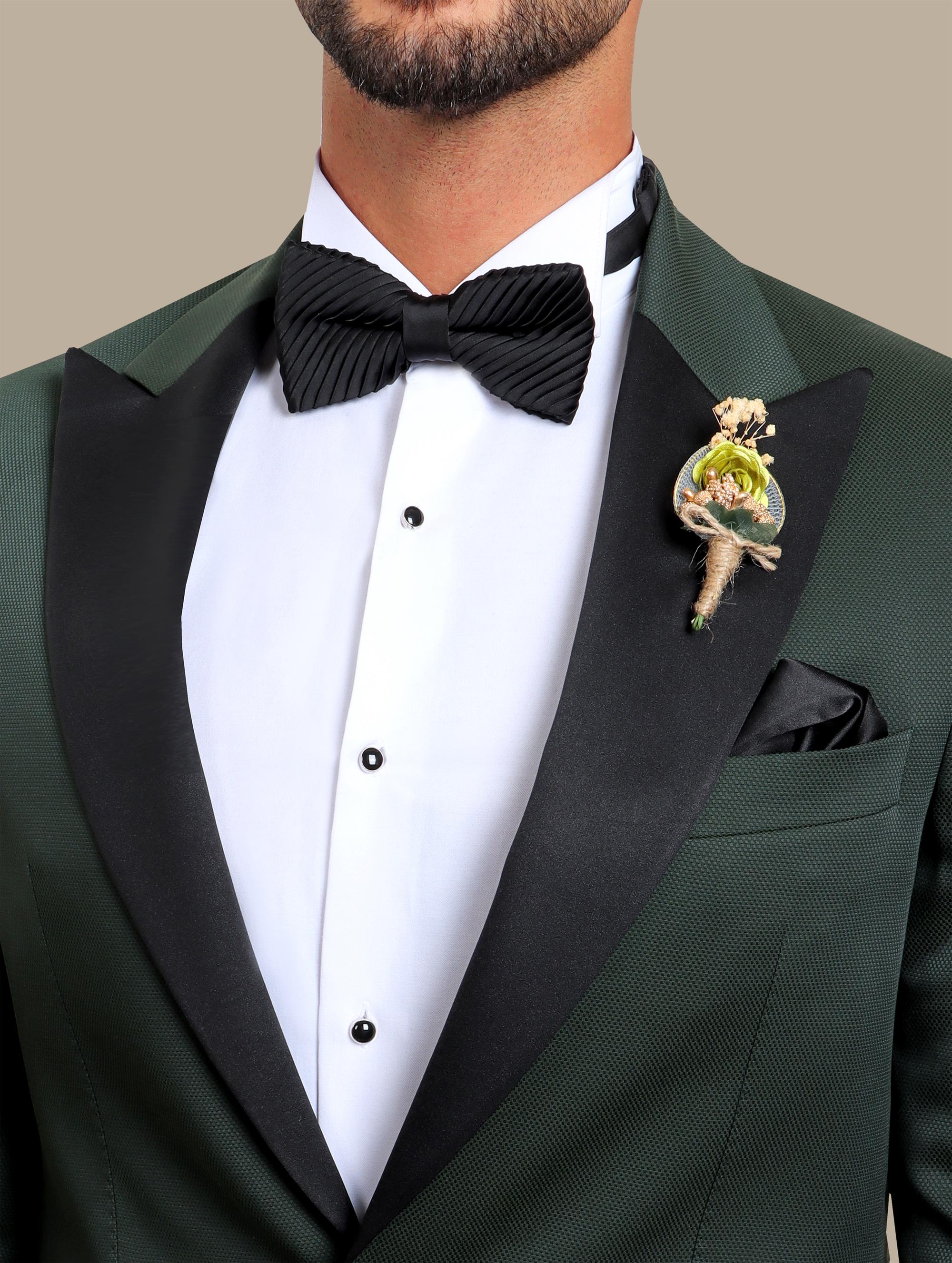 Tuxedo Pique 3 Pcs | Olive