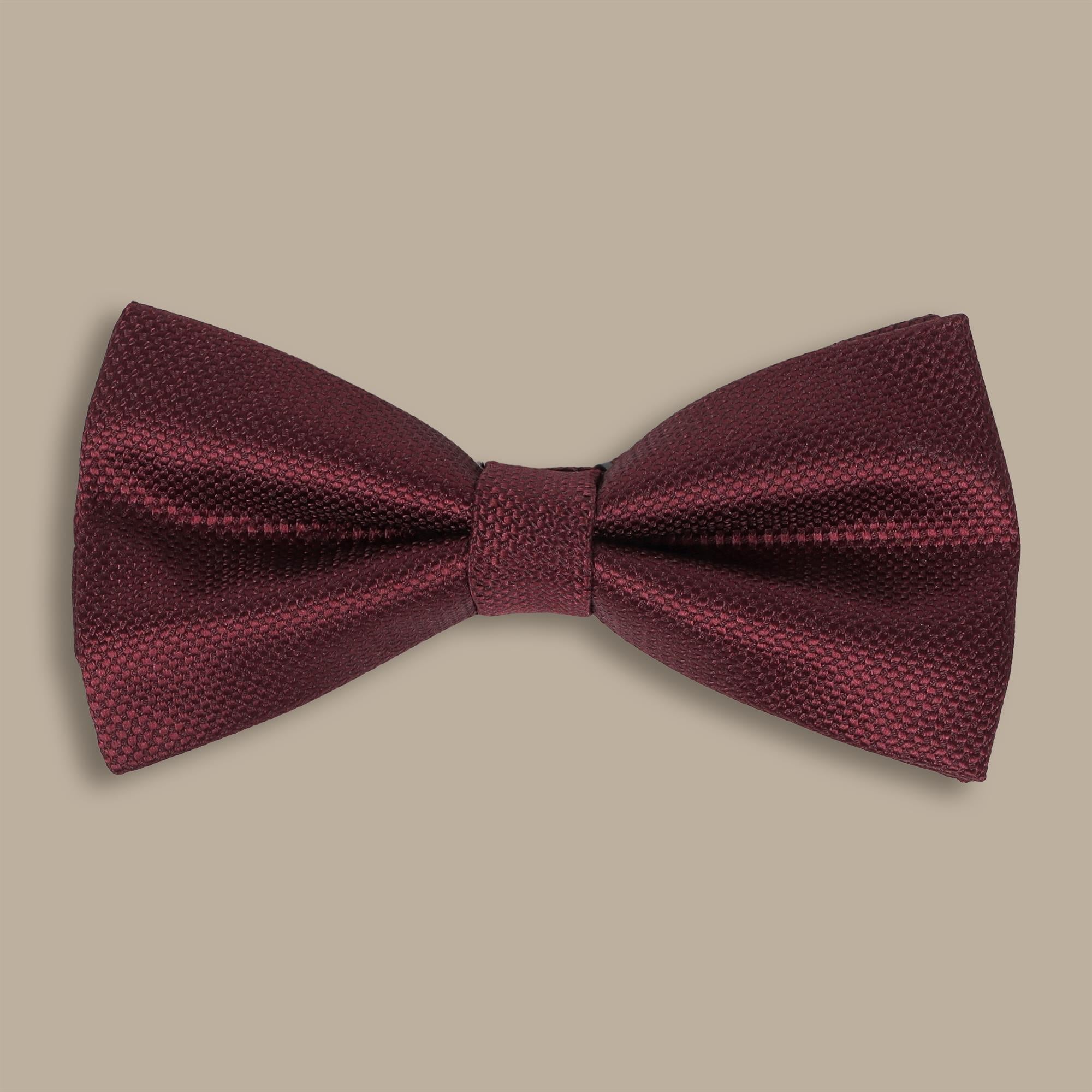 Burgundy Bowtie Structure